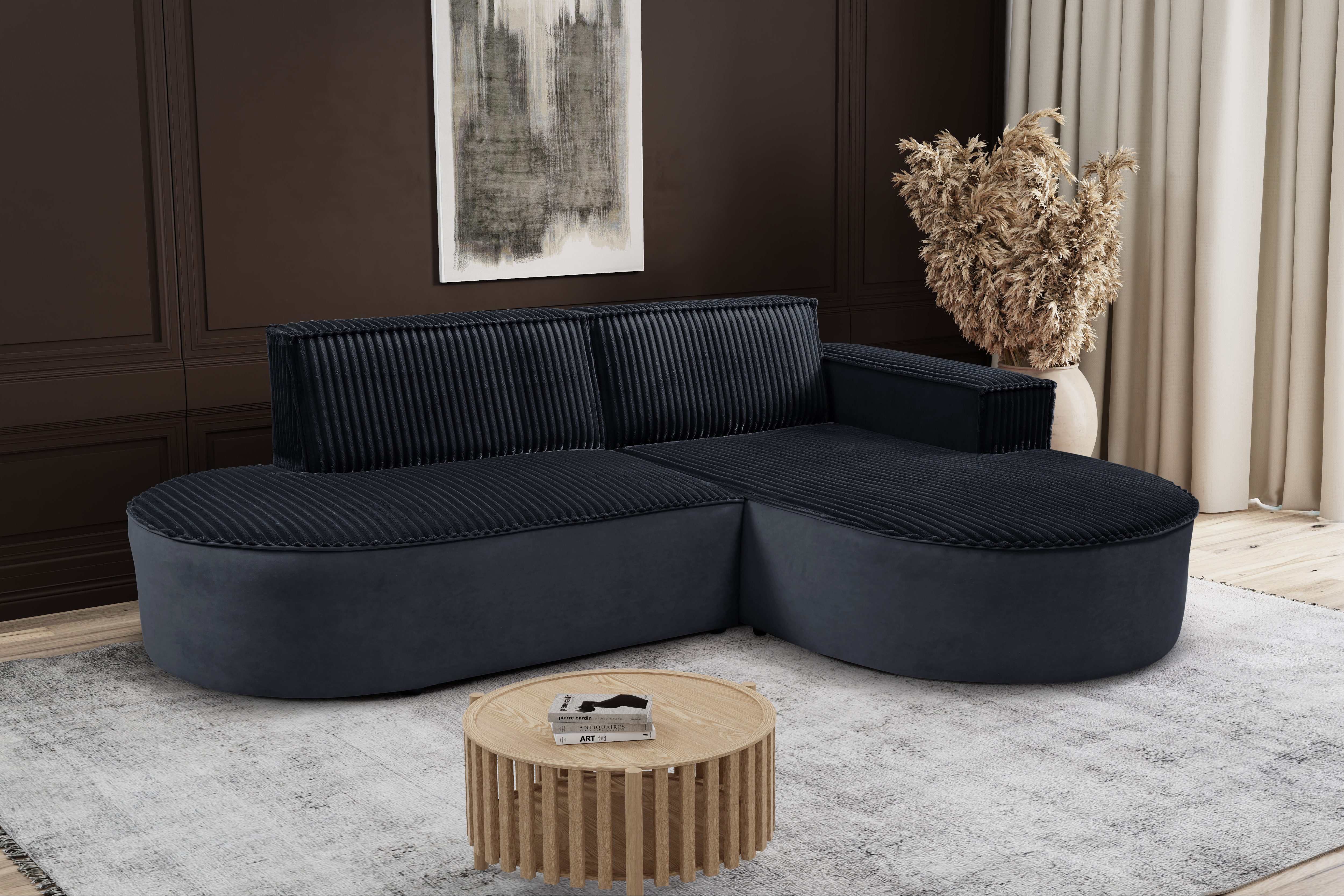 Kaiser Möbel Ecksofa Modernes L-förmiges Designer-Ecksofa Modena Soft
