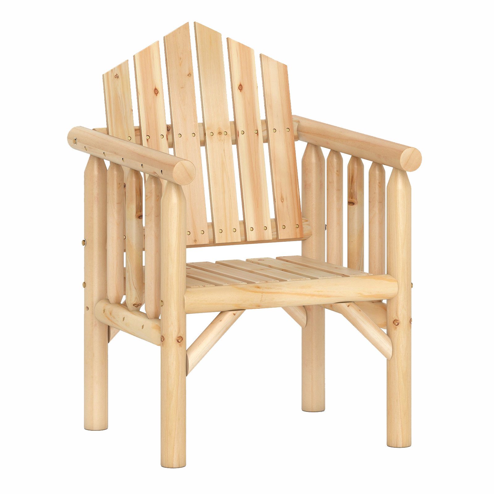 KOMFOTTEU Gartenstuhl, Gartensesse mit Armlehnen, bis 150 kg