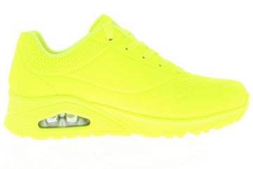 Skechers 73667/NYEL Uno-Night Shades Neon/Yellow Sneaker Schaft und Zunge sind gepolstert