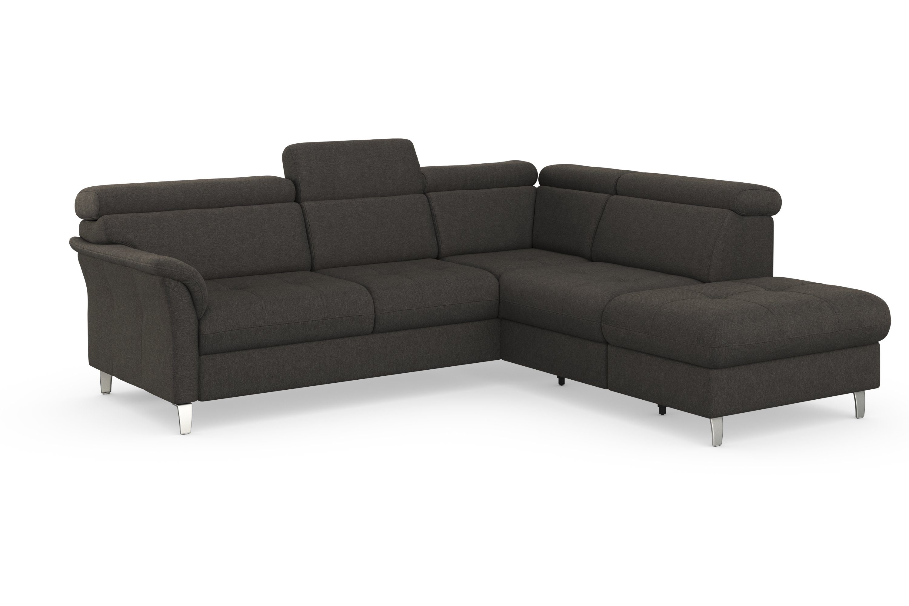 sit&more Ecksofa Marano, inklusive mit Kopfteilverstellung, Bettkasten wahlweise Bettfunktion