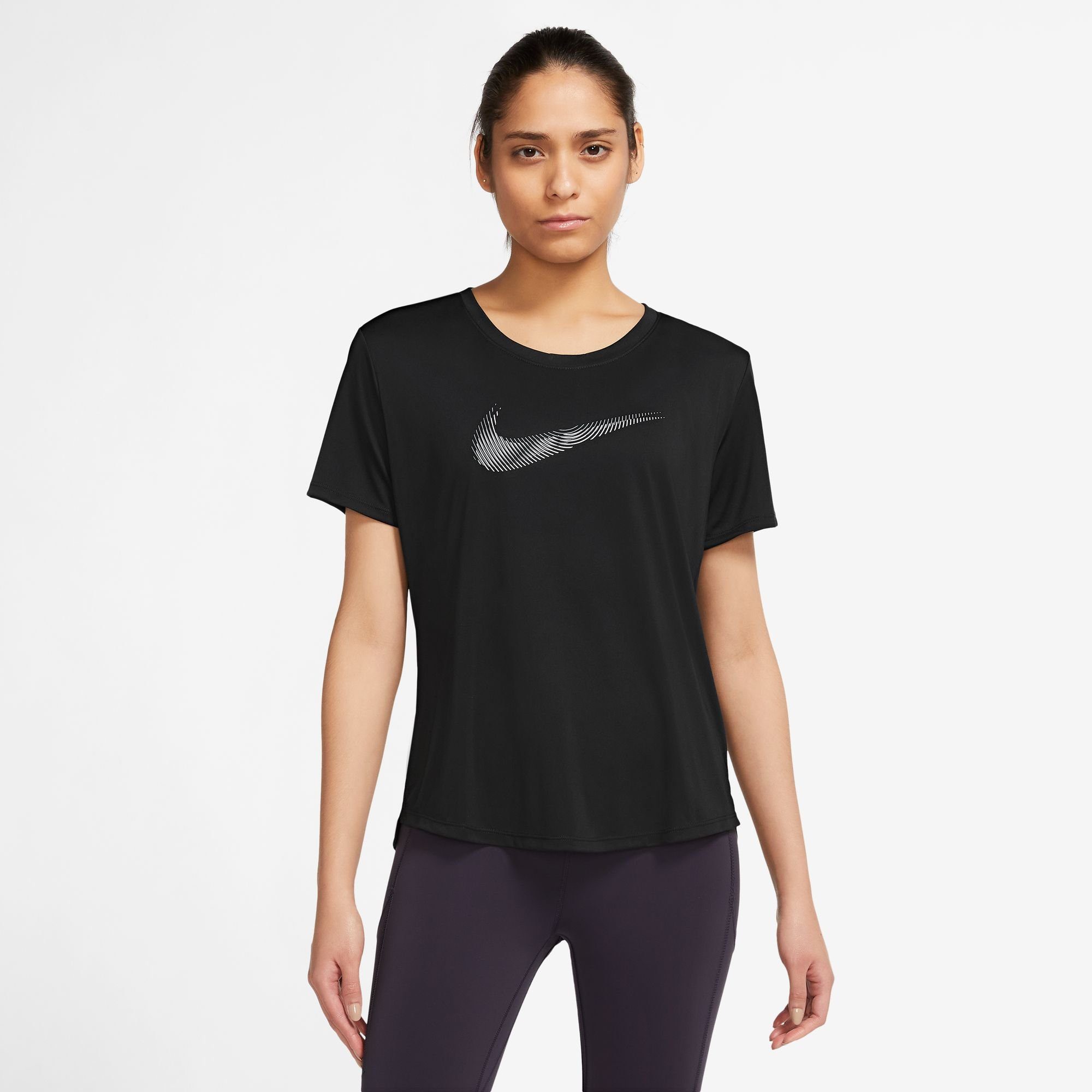 Nike Laufshirt DRI-FIT SWOOSH WOMEN'S SHORT-SLEEVE RUNNING TOP