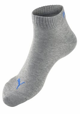 PUMA Kurzsocken (3-Paar) mit Rippbündchen