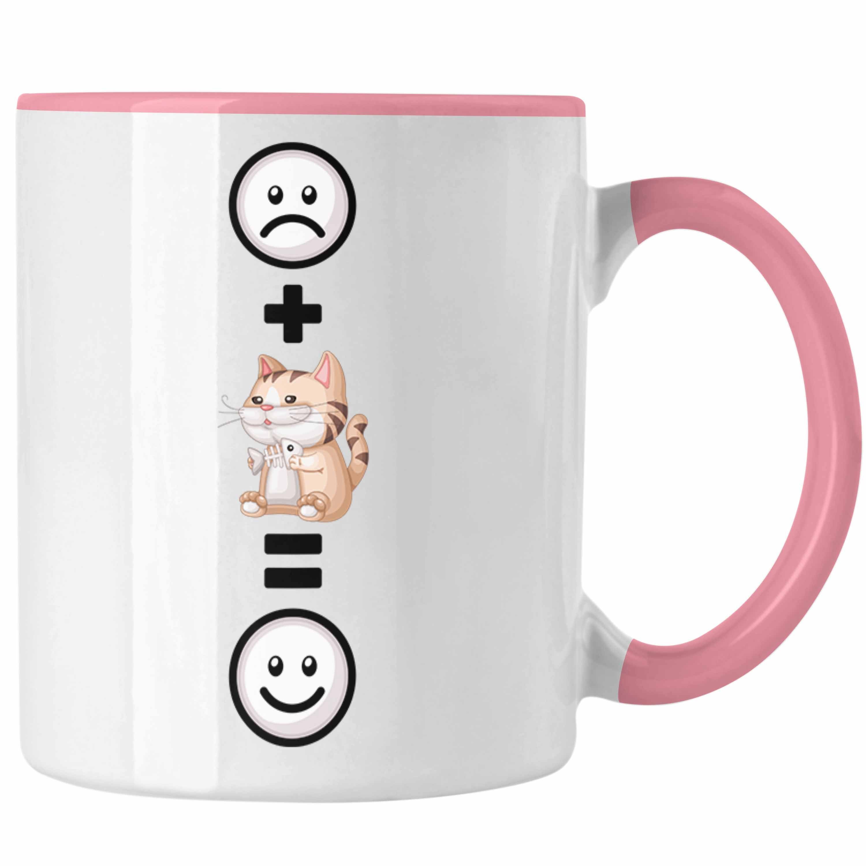 Tasse Katzenbesitzerin Rosa Geburtstag Lu Trendation für Katze Tasse Katzenmama Geschenkidee