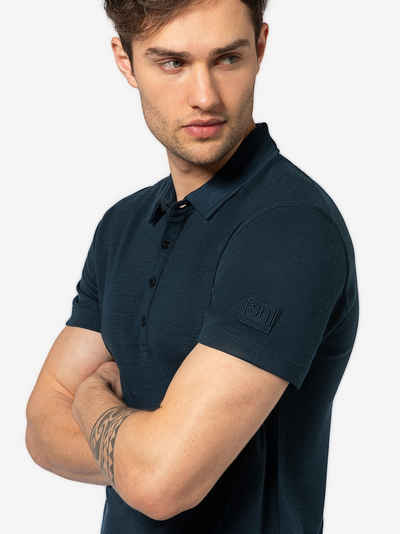 SUPER.NATURAL Poloshirt für Herren, Merino POLO BIO atmungsaktiv, casual