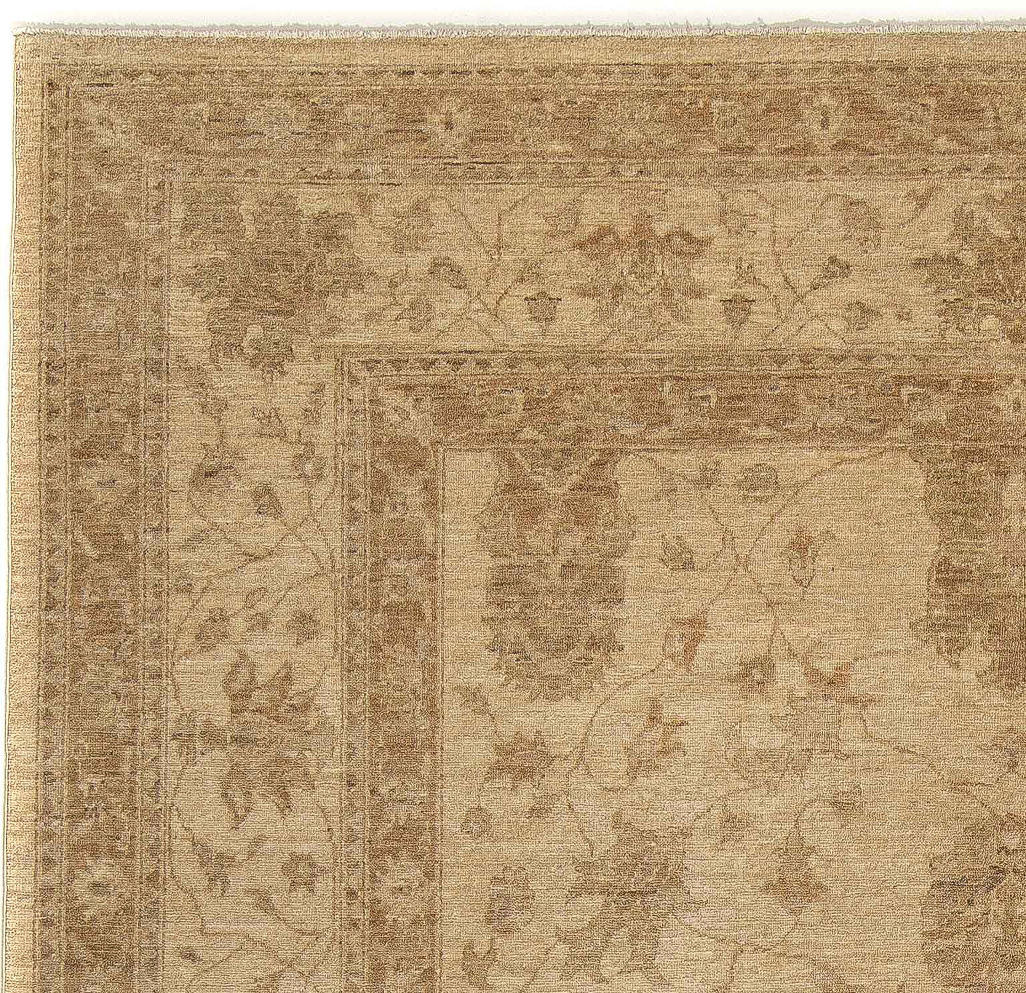Orientteppich Ziegler Zertifikat morgenland, 247 288 rechteckig, cm Einzelstück mit Handgeknüpft, - hellbraun, - Wohnzimmer, Höhe: mm, 6 x