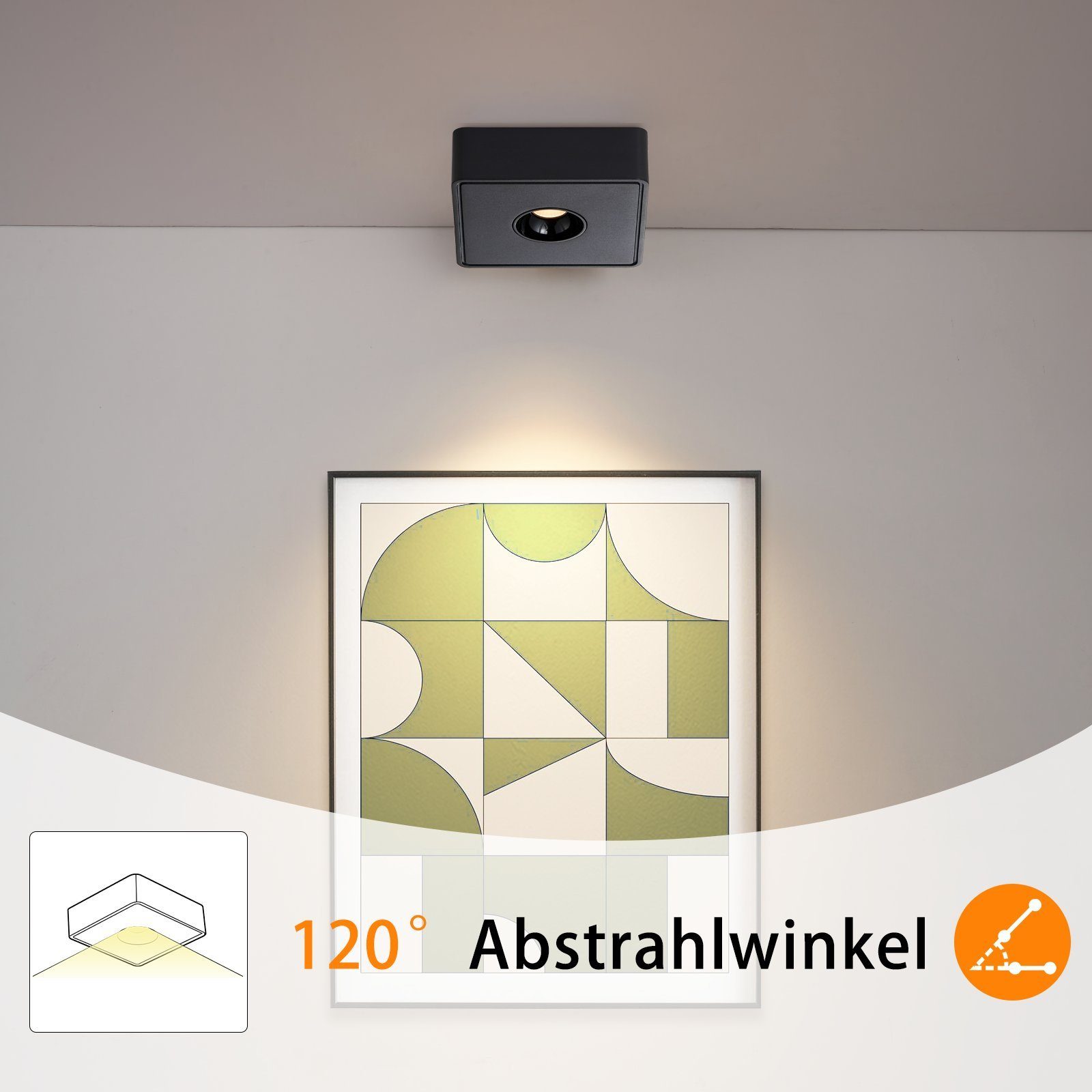 ZMH LED Deckenstrahler Deckenspots LED Aufbauspots günstig online kaufen