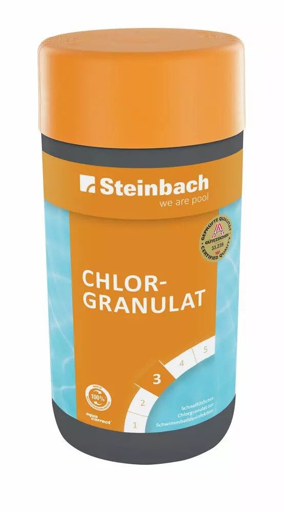 Steinbach Pool Chlorgranulat Granulat zurAnhebung des Chlorgehalts