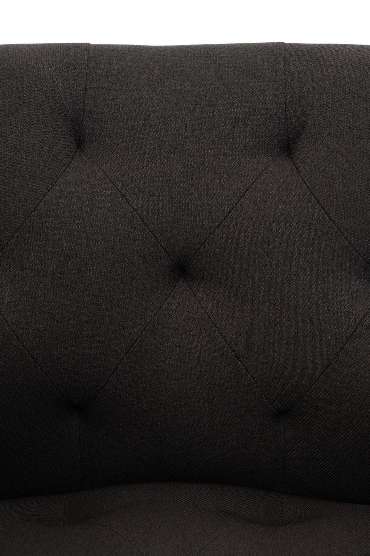 (Küchenstuhl Sitzfläche: Wohnzimmerstuhl), TPFLiving schwarz - gepolsterter Metall - - Esstischstuhl Konferenzstuhl Gestell: Sitzfläche hochwertig schwarz Esszimmerstuhl - mit Stoff Lamfol