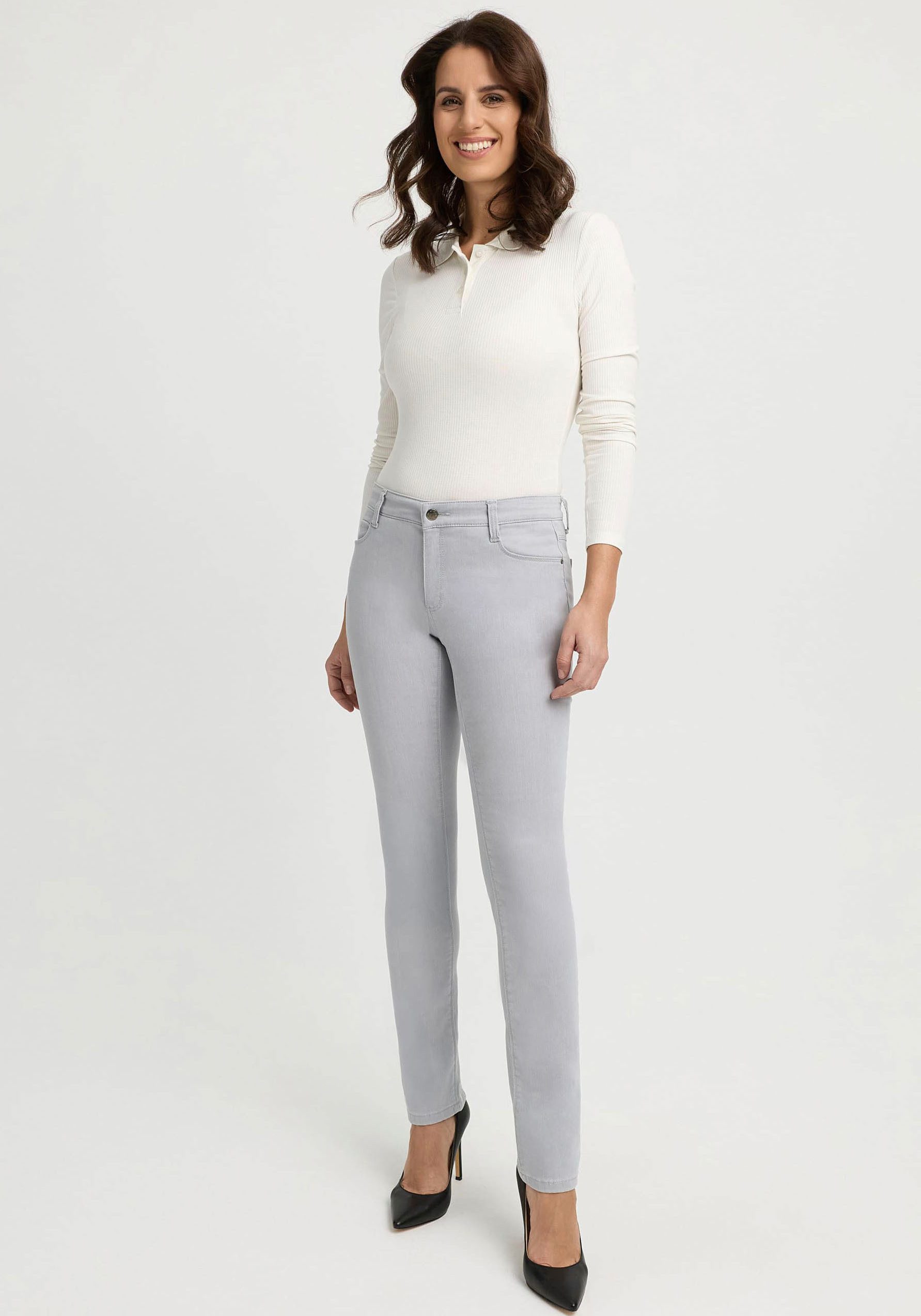 wonderjeans Slim-fit-Jeans Classic Klassischer gerader Schnitt