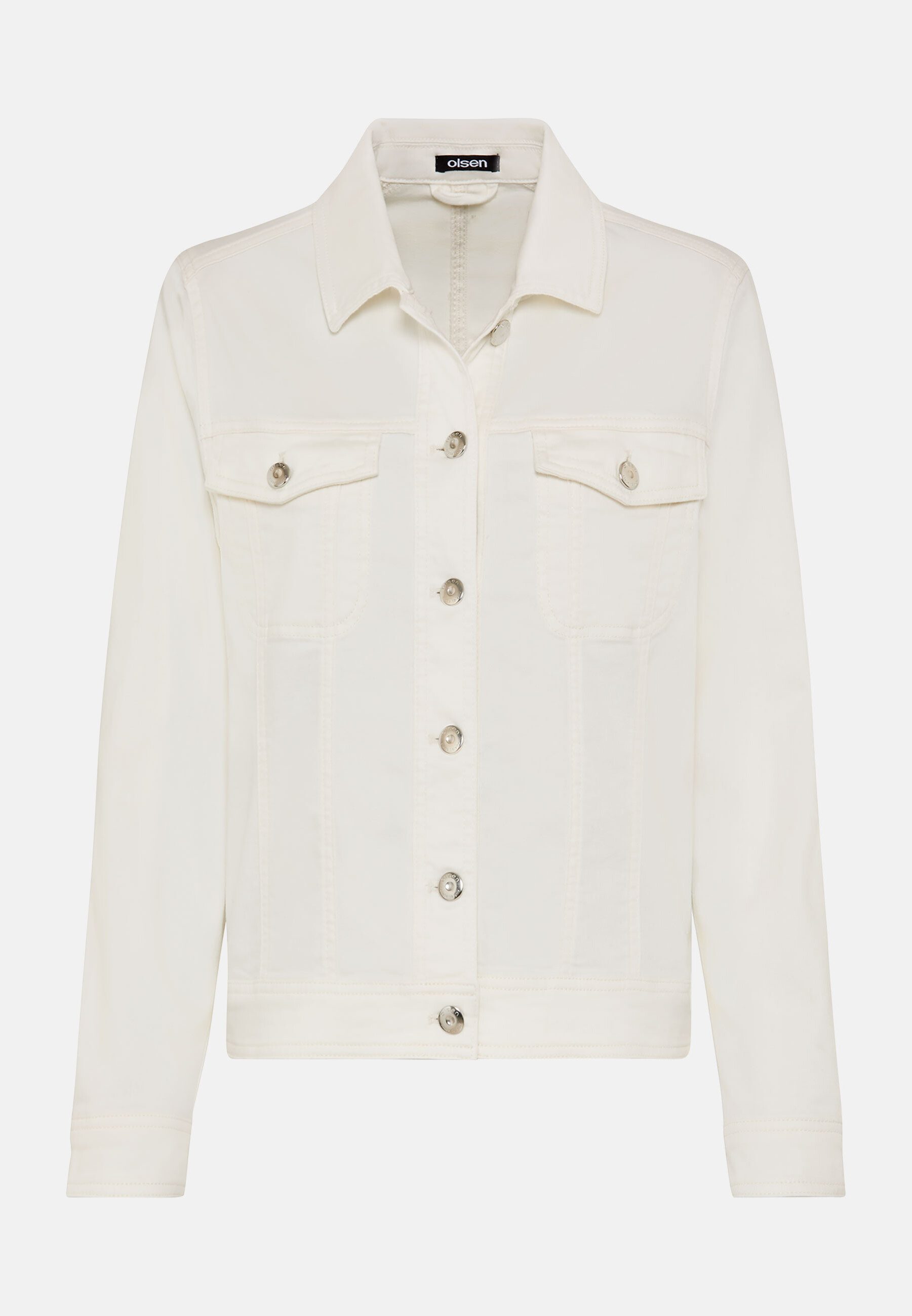 Olsen Kurzblazer Jacke mit Brusttaschen