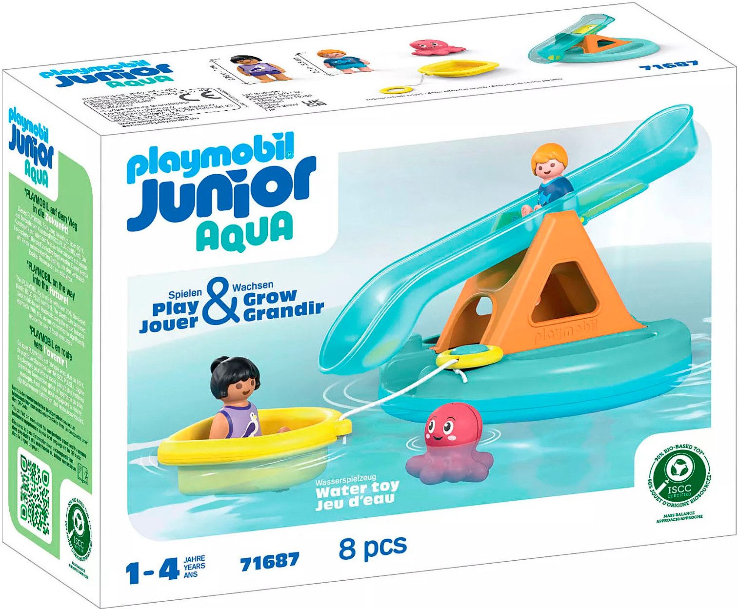 Playmobil® Badeinsel mit Wasserrutsche (71687), JUNIOR Konstruktions-Spiels günstig online kaufen