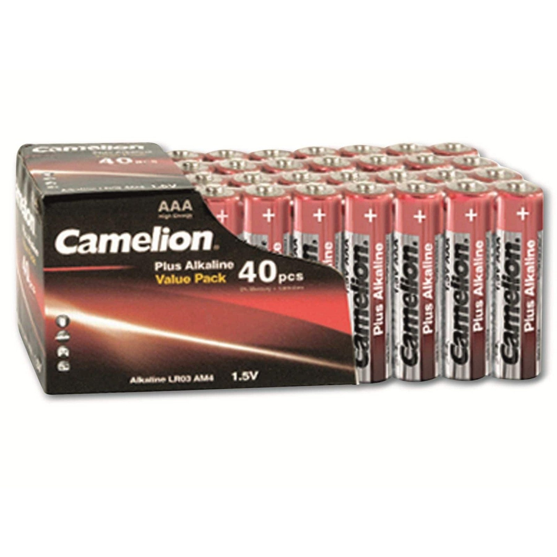 Camelion CAMELION Micro-Batterie-Set Plus Alkaline, 40 Stück Batterie