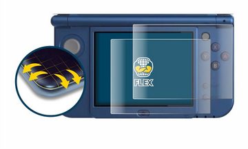 BROTECT Full-Screen Schutzfolie für Nintendo New 3DS XL (Unteres Display), Displayschutzfolie, 2 Stück, 3D Curved klar