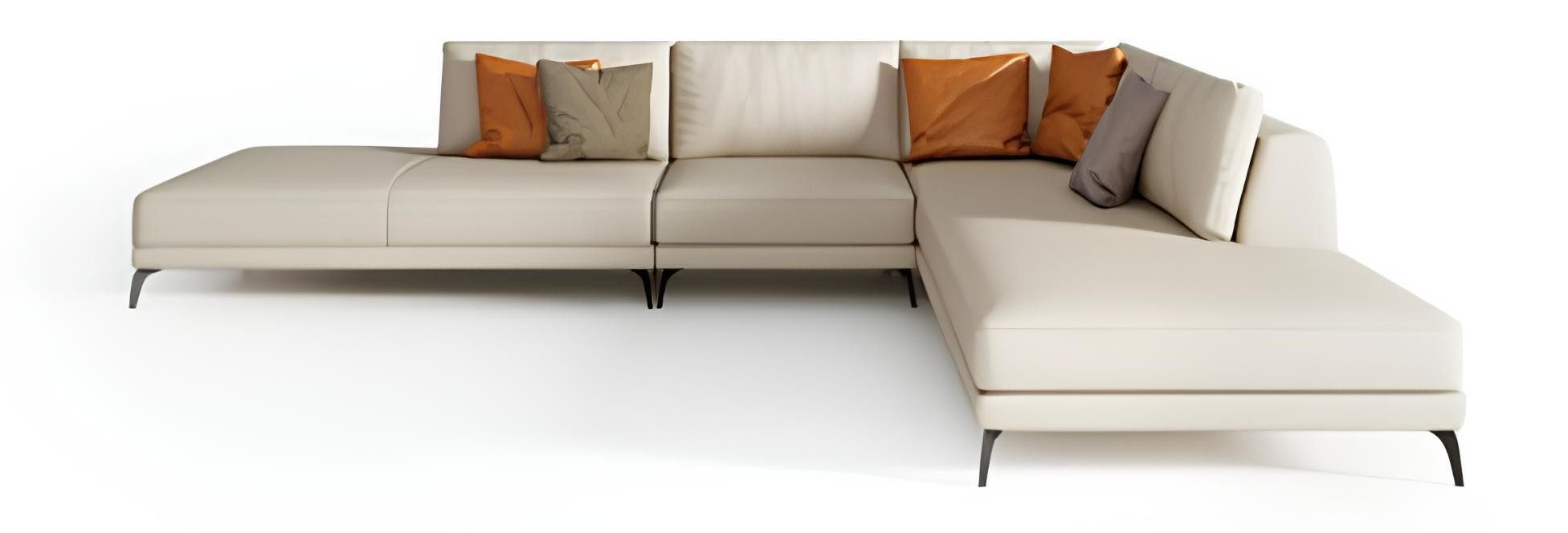 Xlmoebel 3-Sitzer Dreisitzer XXL Design-Sofa für das Wohnzimmer mit Polstern und Couchen, Hergestellt in Europa