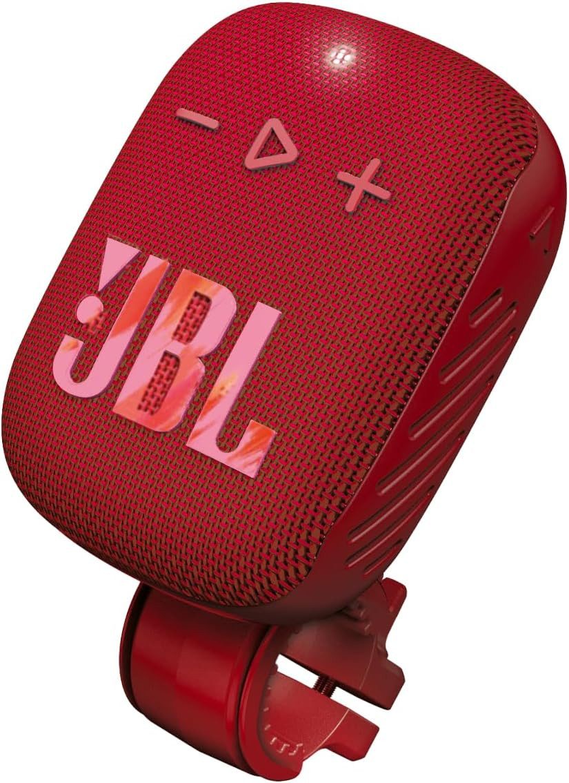 JBL WIND 3S Tragbarer Lautsprecher (5 W, mit Lenker-Halterung für Fahrrad & Motorrad)