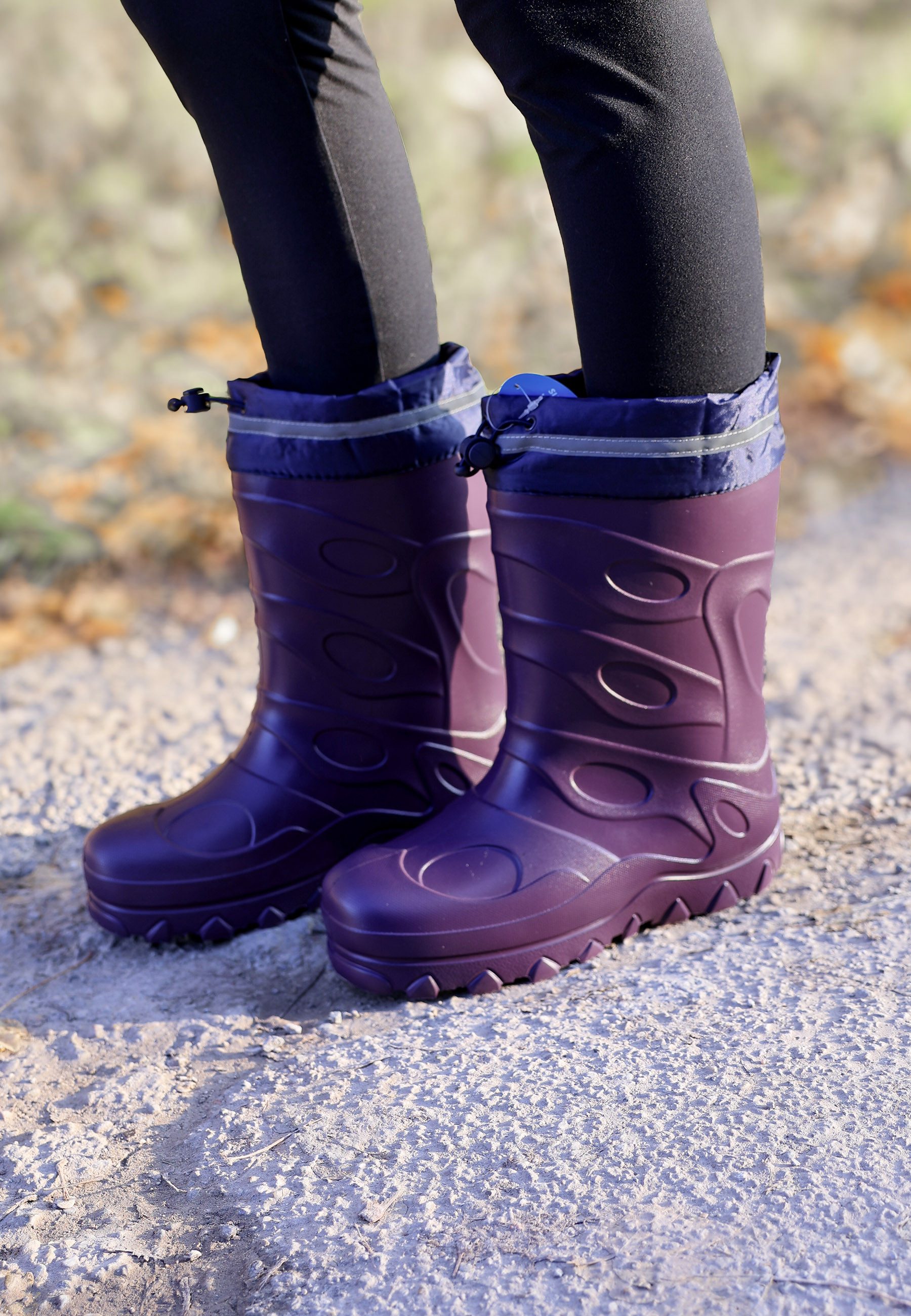 Beck Regenstiefel Basic mit Warmfutter - super leicht Gummistiefel