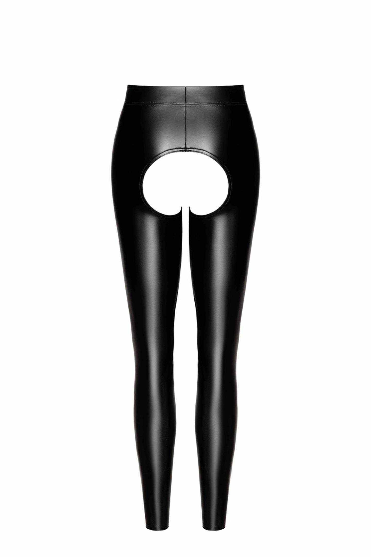 Leggings - 2XL Noir in schwarz Handmade