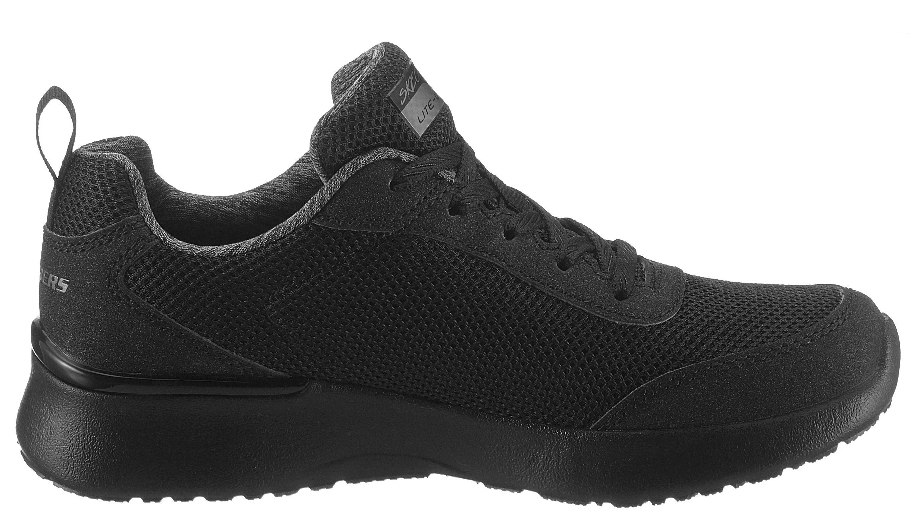 Skechers Skech-Air Dynamight - Fast Metallic-Element mit an Ferse Brake Sneaker der black
