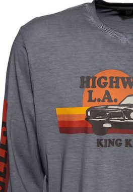 KingKerosin Longsleeve Highway to LA mit Print