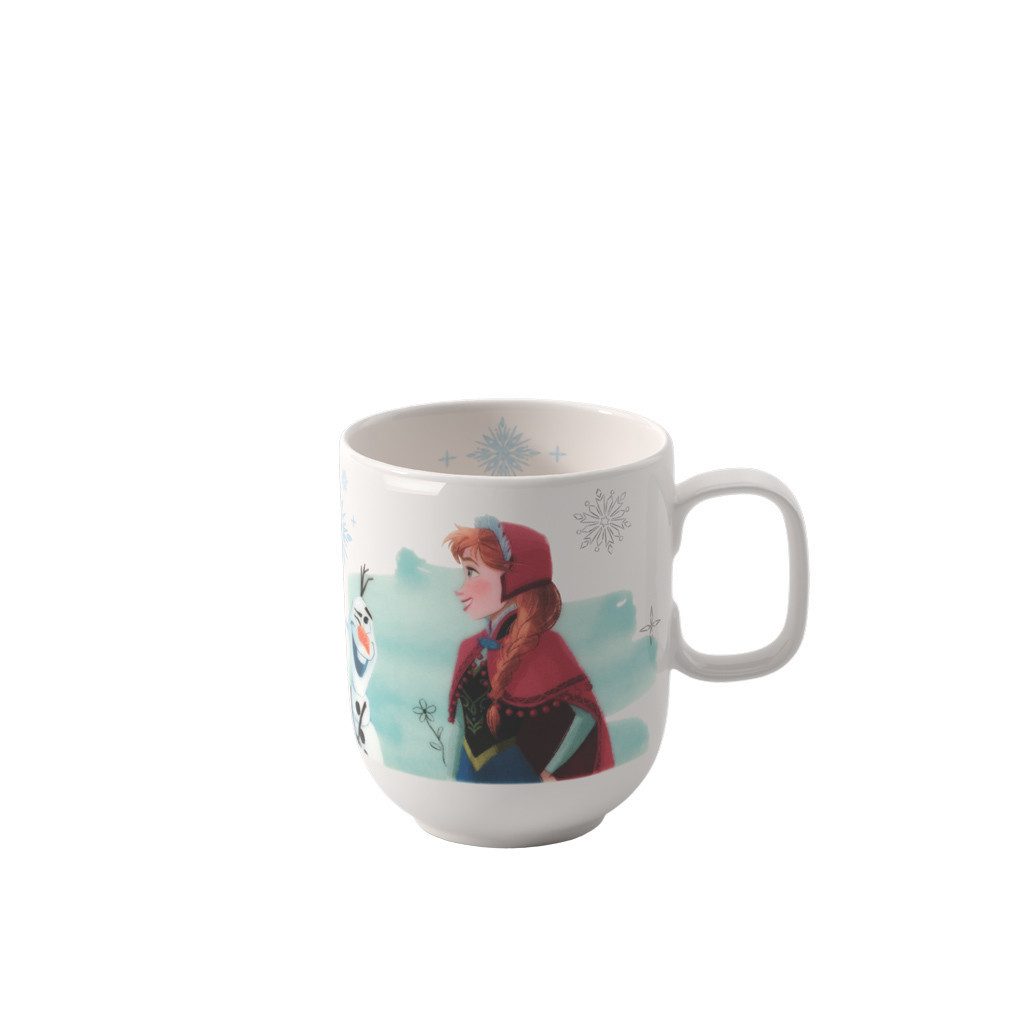 Villeroy & Boch Kinderbecher Disney Frozen Becher mit Henkel 280 ml, 1-tlg., Porzellan