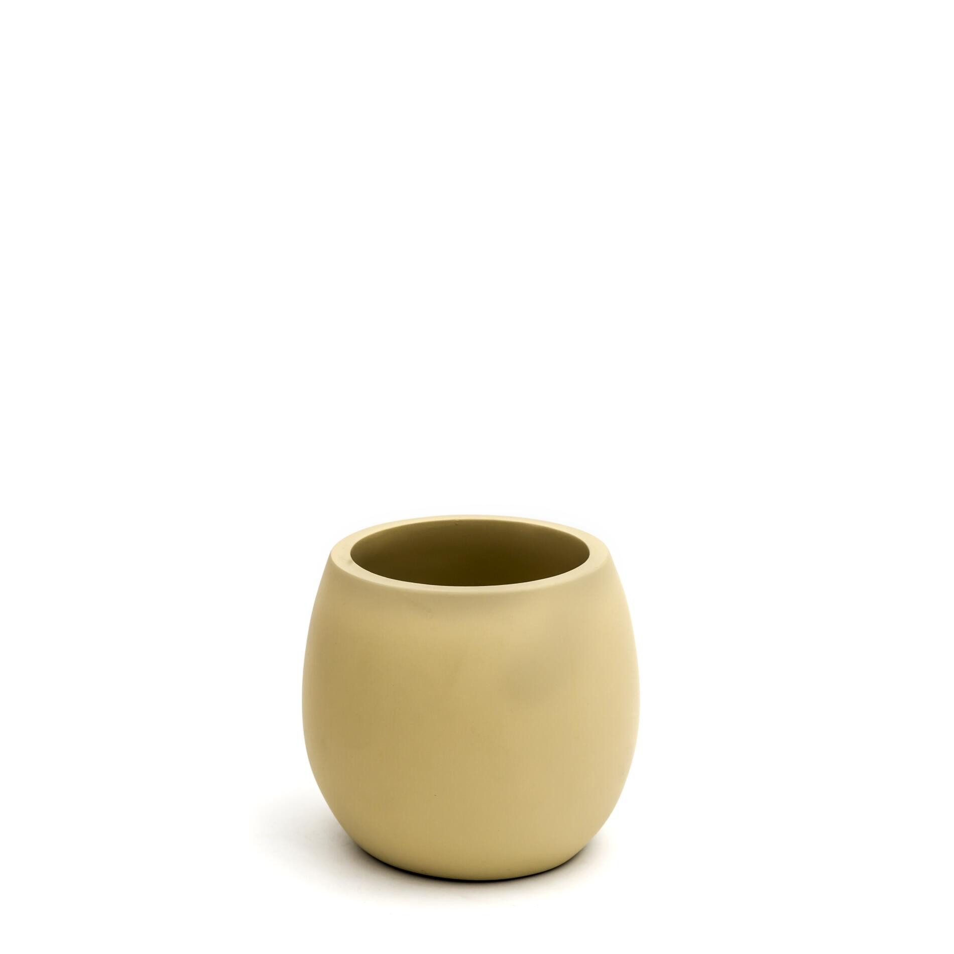 Ridder Badaccessoire-Set Aufbewahrungsbecher Lina hellbeige