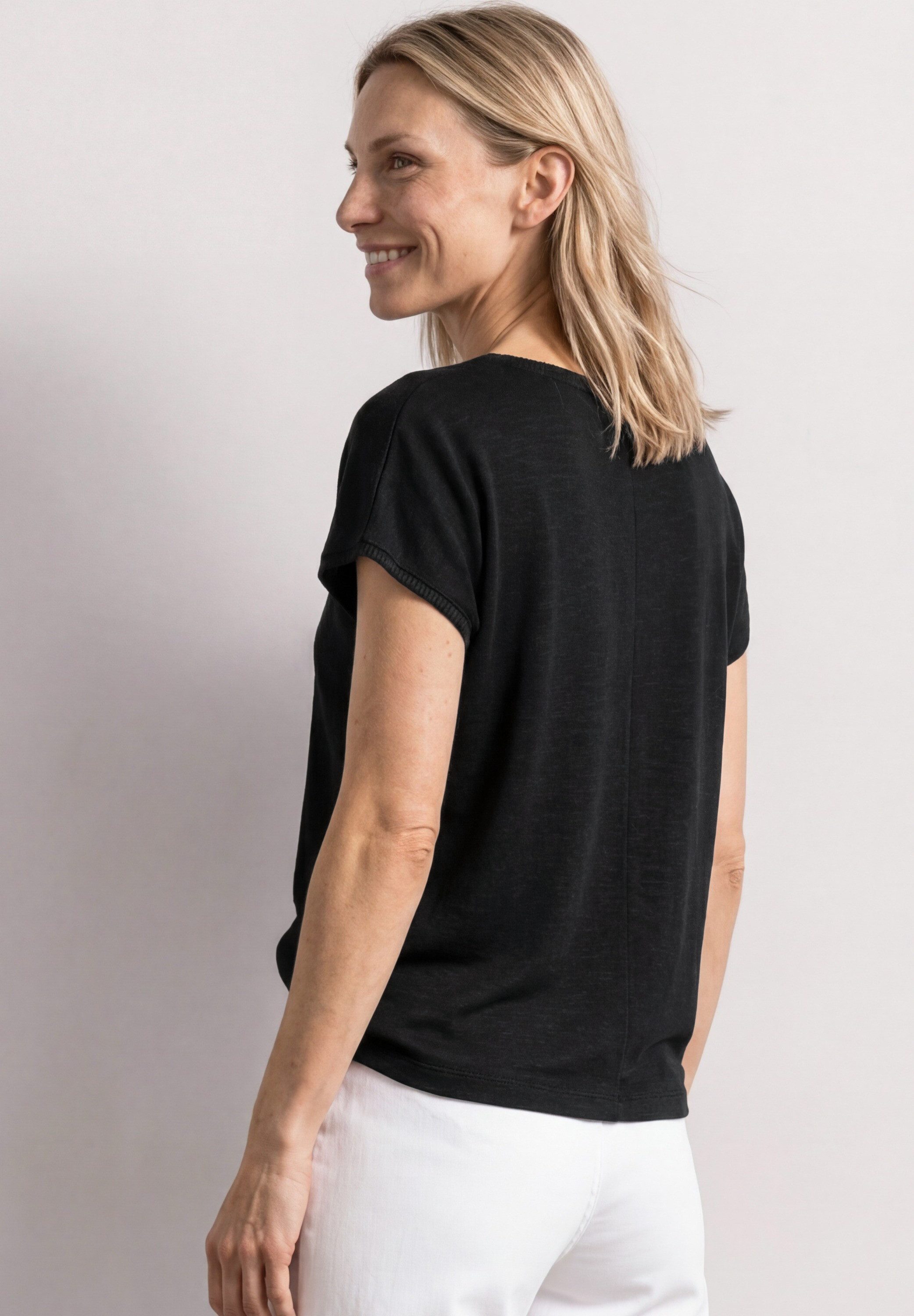 STREET ONE T-Shirt in Unifarbe – Bild 2 von 5