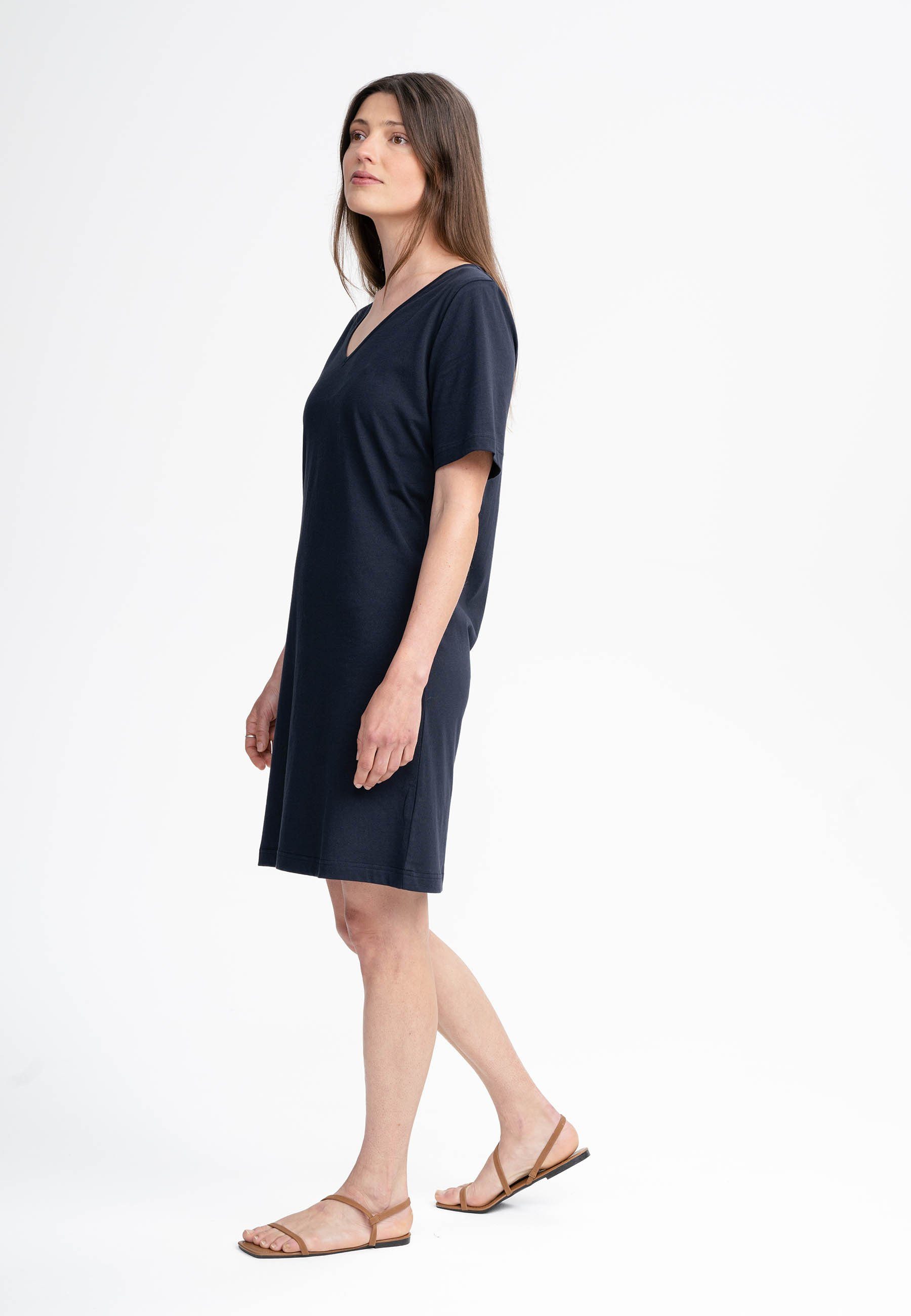 MELA Jerseykleid V-Neck Kleid Style JANITRA