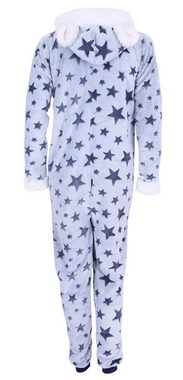 Sarcia.eu Pyjama Einteiliger Schlafanzug/Pyjama mit Sternen-Print XS