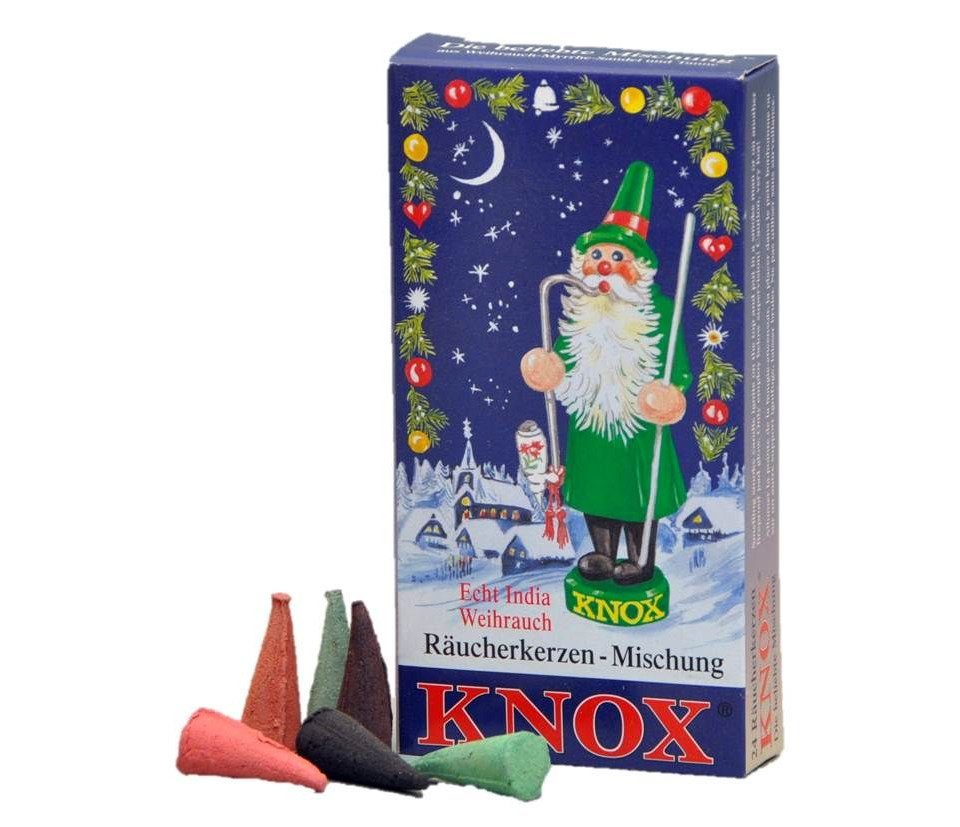 KNOX Räucherhaus Knox Räucherkerzen - Weihnachtsmischung 24 Stück
