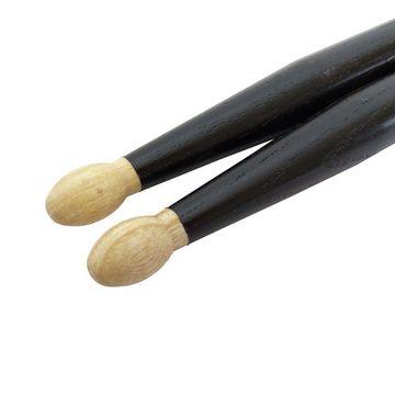 keepdrum Drumsticks 5BB Black Hickory Schwarz (6 Paar)