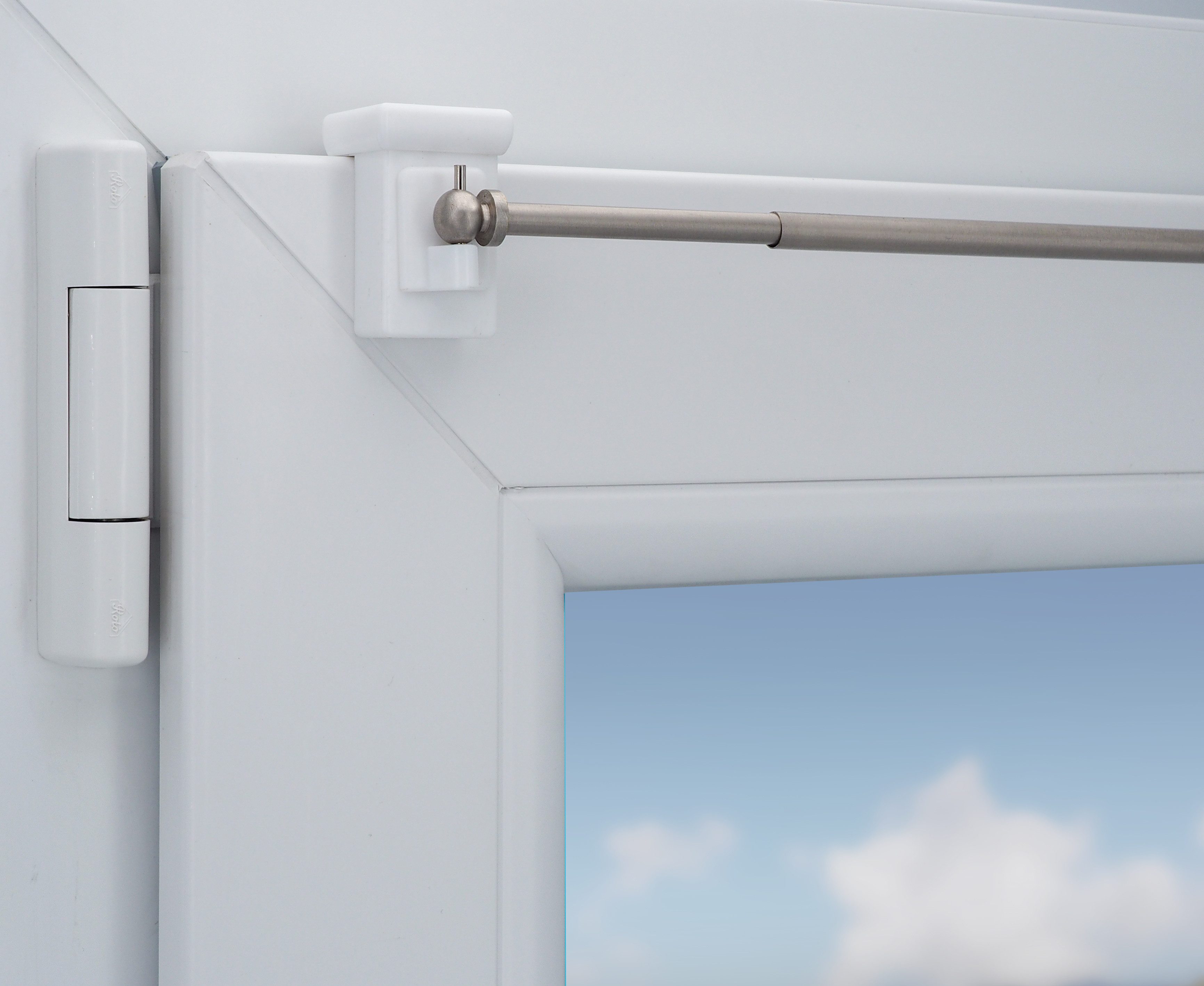 dekondo Gardinenstange Vaganz, ausziehbar, Fensterhaken klemmbar, günstig online kaufen