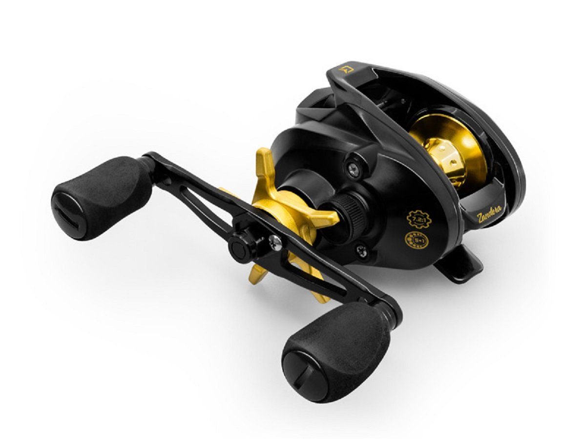 Delphin.sk Baitcastrolle ZANDERA 5+1BB Baitcasting Rolle Baitcaster Spinnrolle Linkshand), Magnetbremse ermöglicht lange Würfe und Verheddern der Schnur