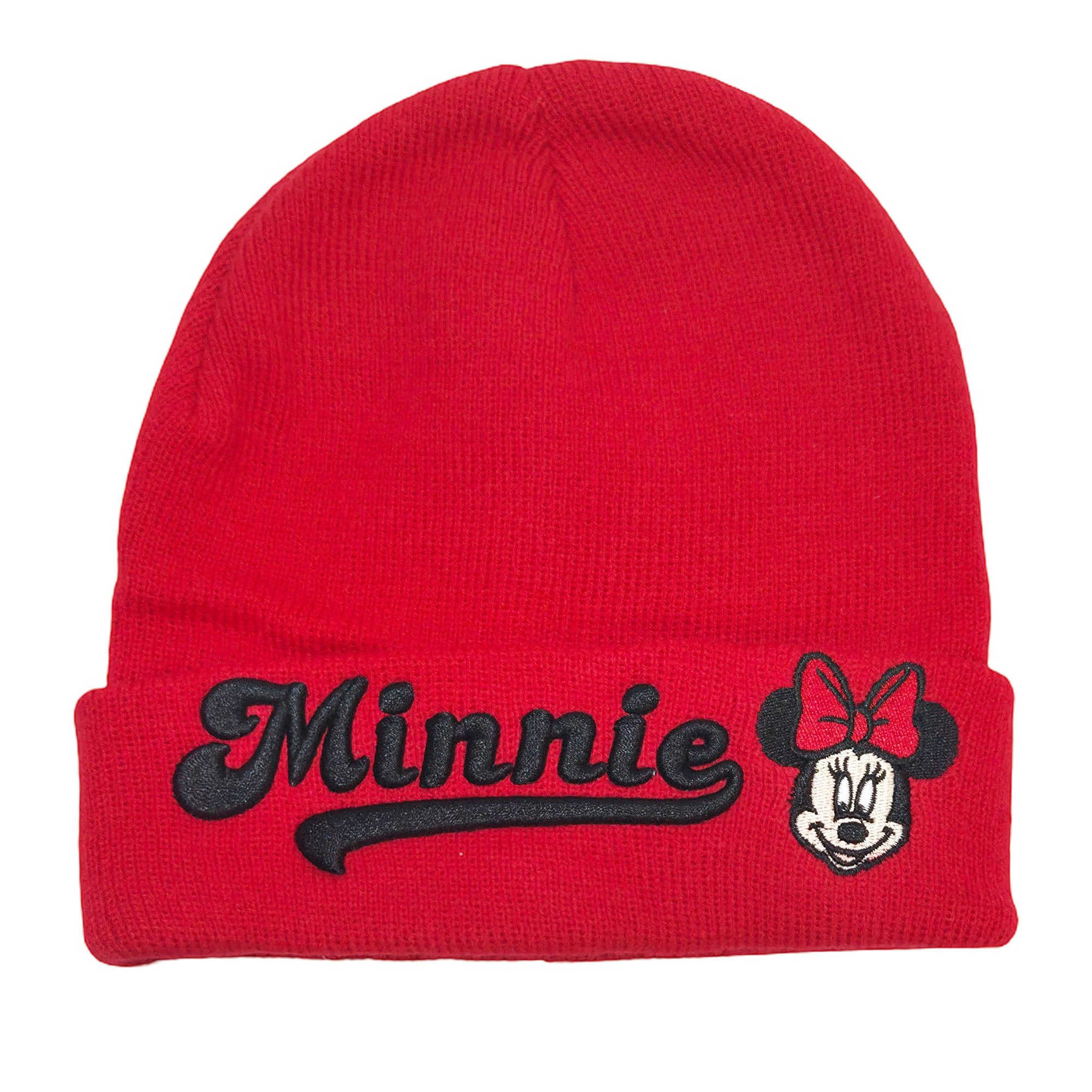 Disney Fleecemütze Disney Minnie Maus Set Kinder Herbst Wintermütze Snood Gr. 54 bis 56 (Spar-Set, 2-St)