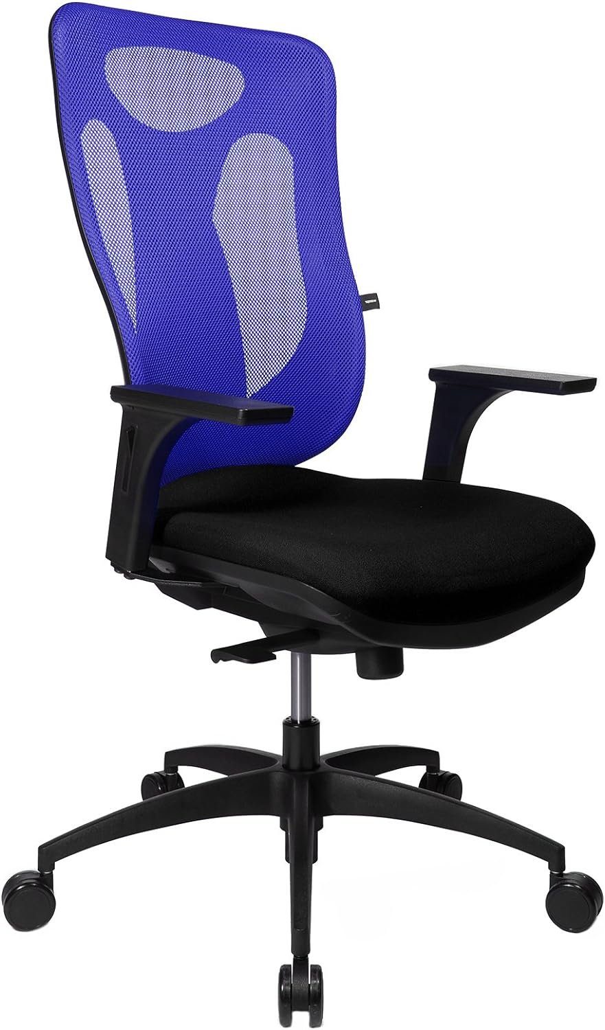 TOPSTAR Bürostuhl (Bürostuhl ergonomisch: Schreibtischstuhl mit verstellbarem Sitz), Net Pro 100 inklusive höhenverstellbaren