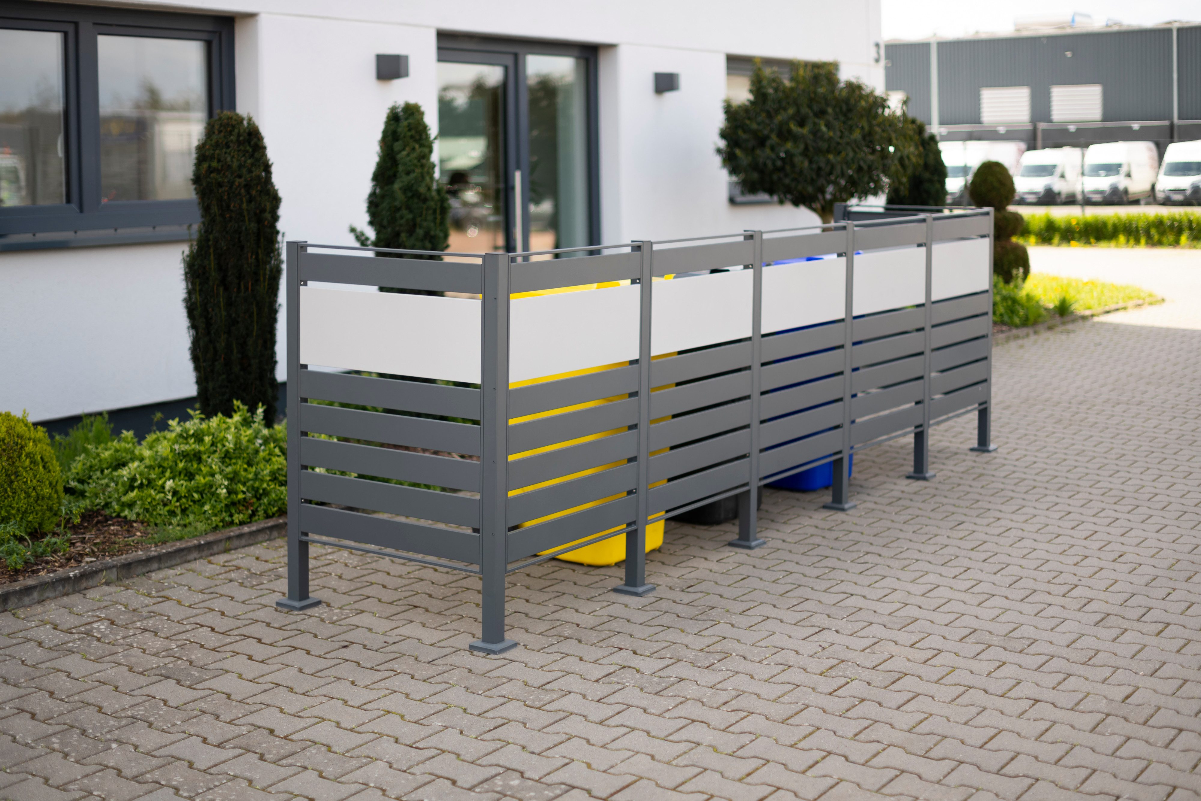 WESTMANN Mülltonnenbox Planum, Platz für 5 Mülltonnen je 240 L