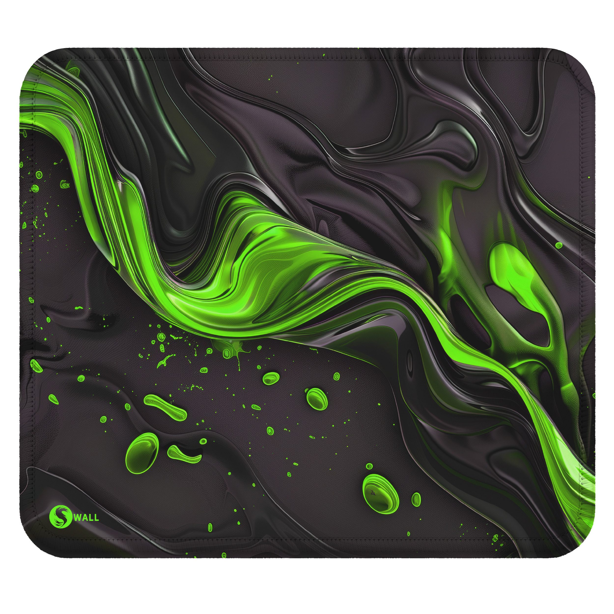Sunnywall Gaming Mauspad Speed Mousepad XXL Premium 4 mm - Liquid Stripe Milky (Farbauswahl) (inkl. Wallpaper), 45x40, 80x30, 90x40 cm, rutschfest, vernähte Ränder, Tischunterlage