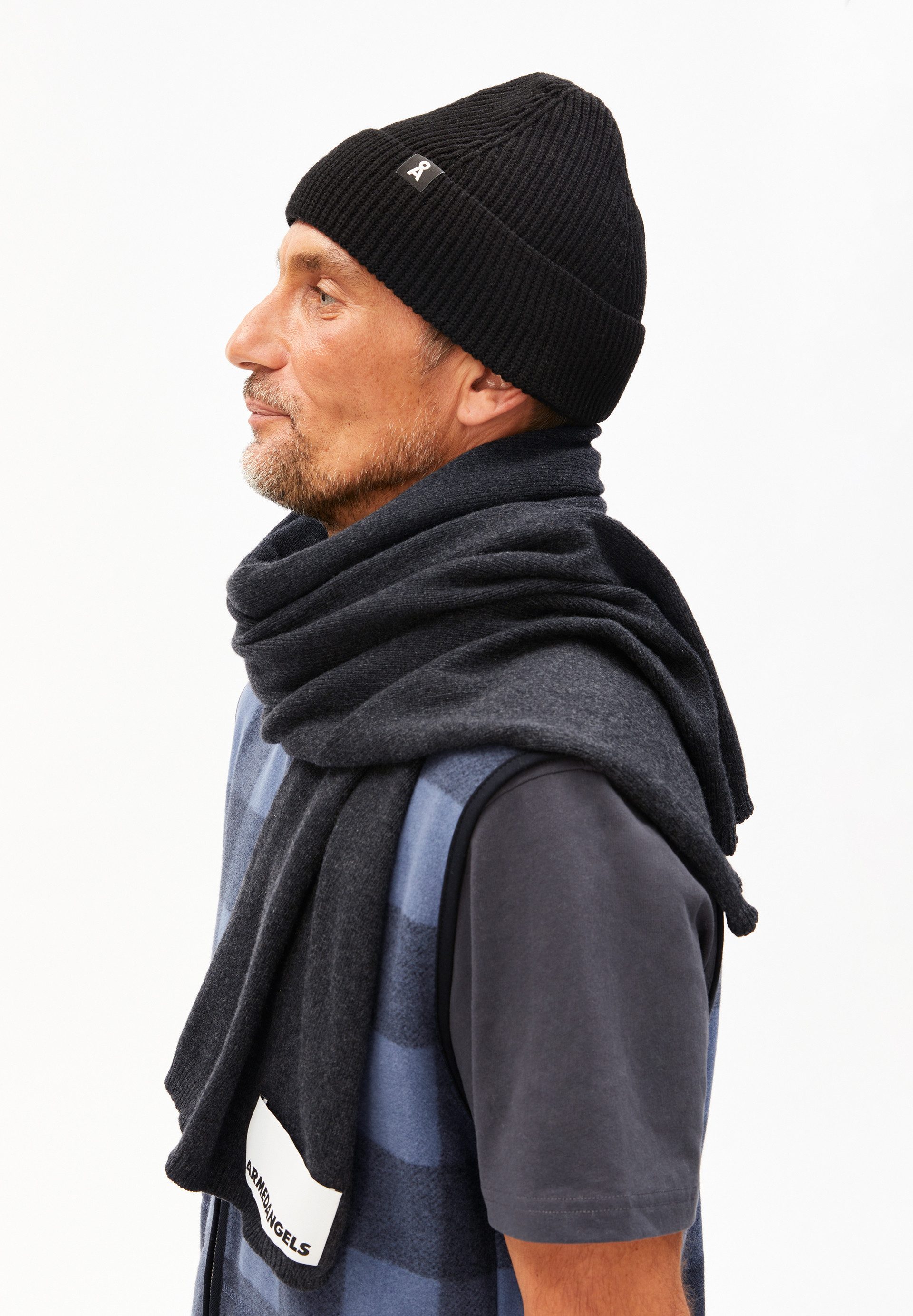 Armedangels Schal KATARINAA Unisex Schal Aus Recyceltem Kashmir Mix