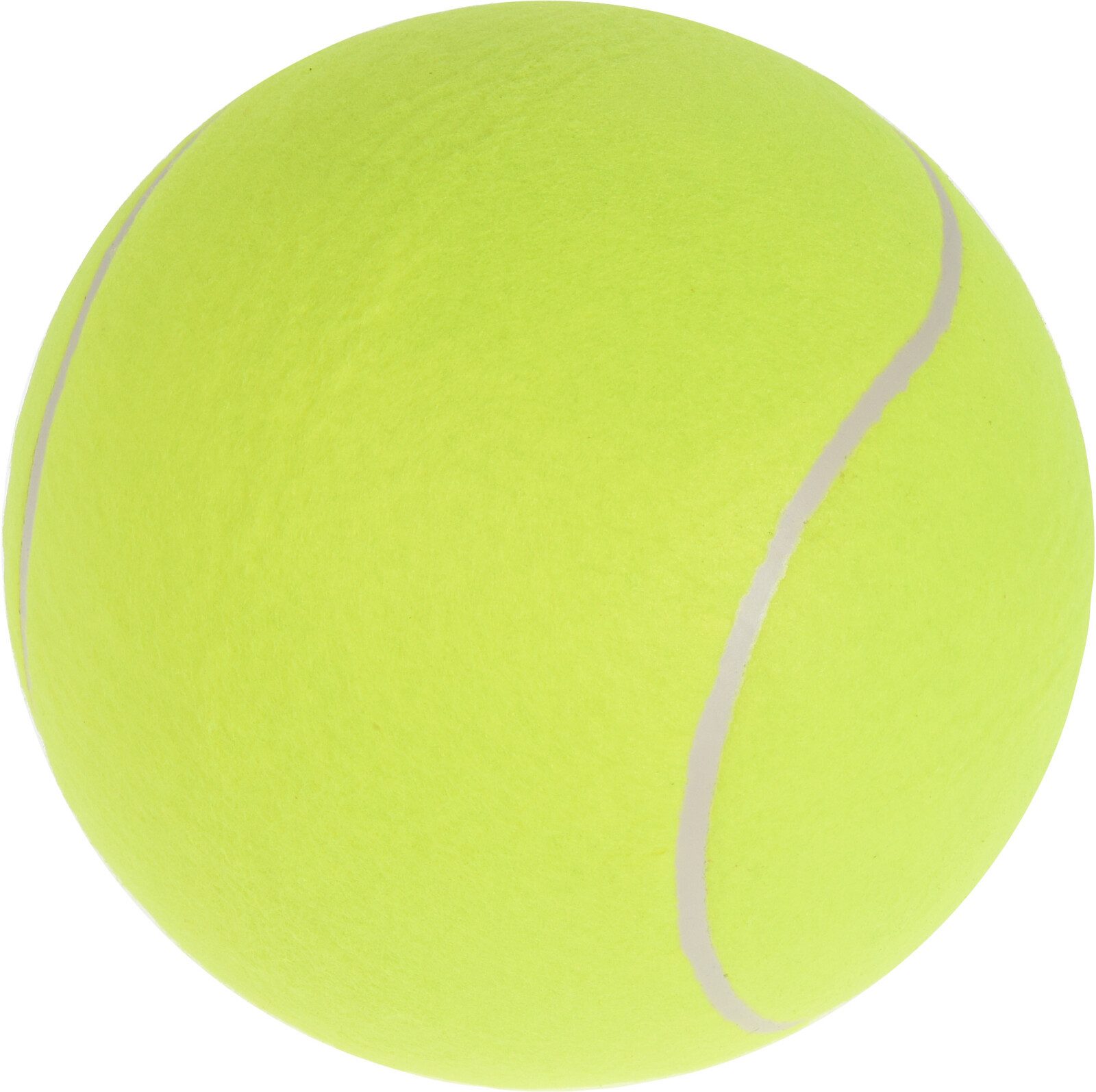 Koopman Tennisball XXL Spielball Ball Freizeitball Ø24cm Neon Gelb (Stück, 1-St., Packung), XXL-Version, Softball, weiche Oberfläche, Training, Filz