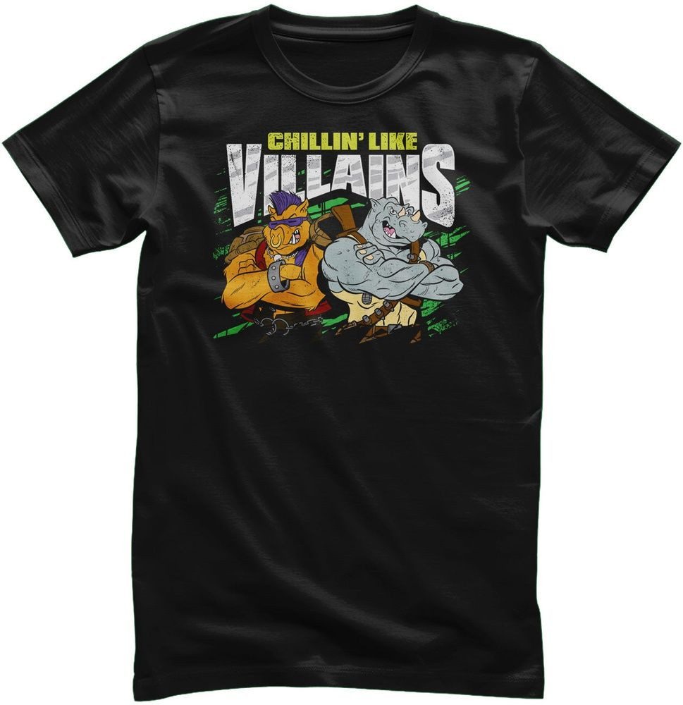 Teenage Mutant Ninja Turtles T-Shirt Rocksteady & Bebop - Chillin' Like Villains T-Shirt