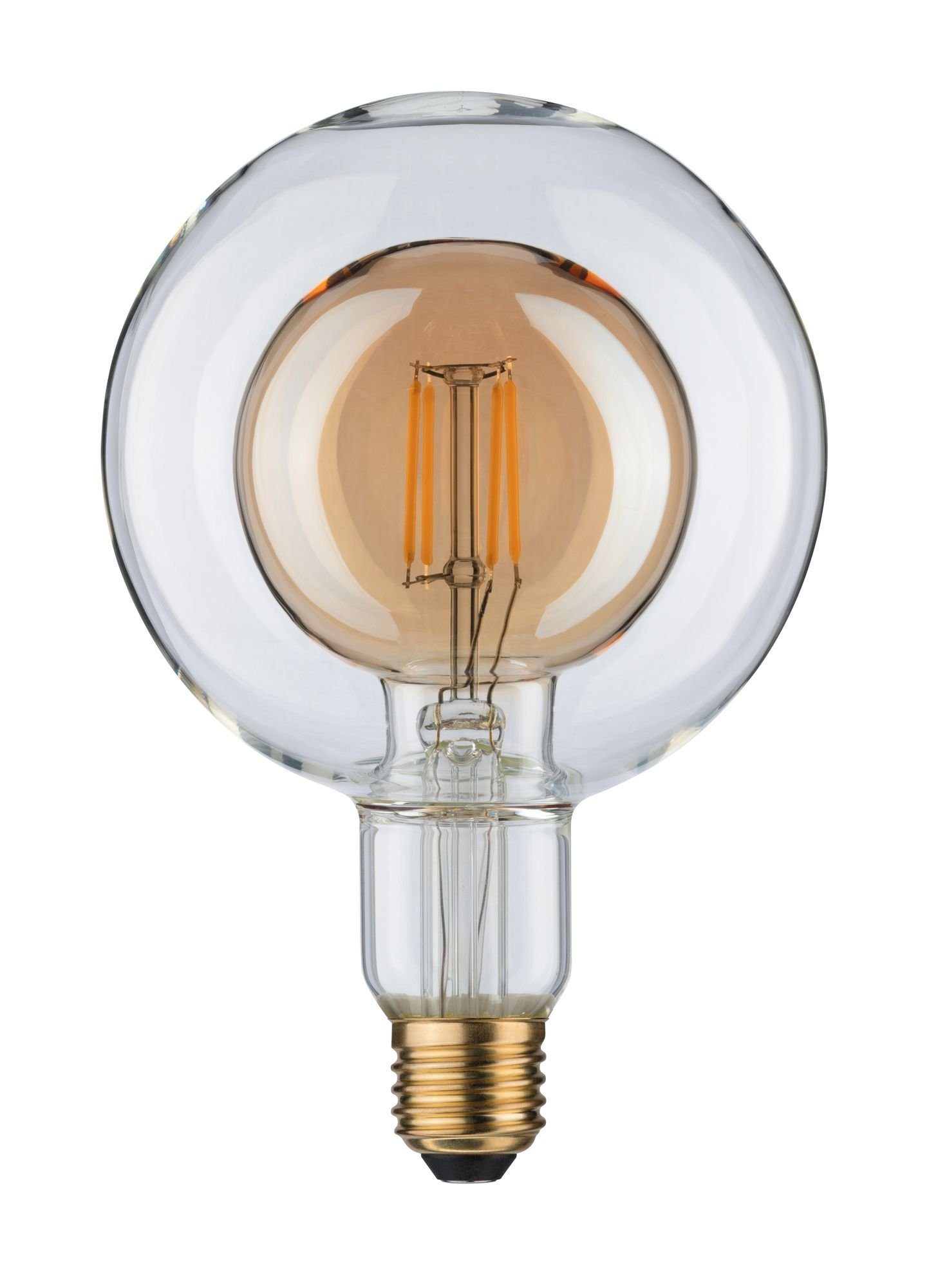 1 St., LED-Leuchtmittel gold 230V, 400lm Shape Inner Paulmann 2700K G125 Warmweiß 4W