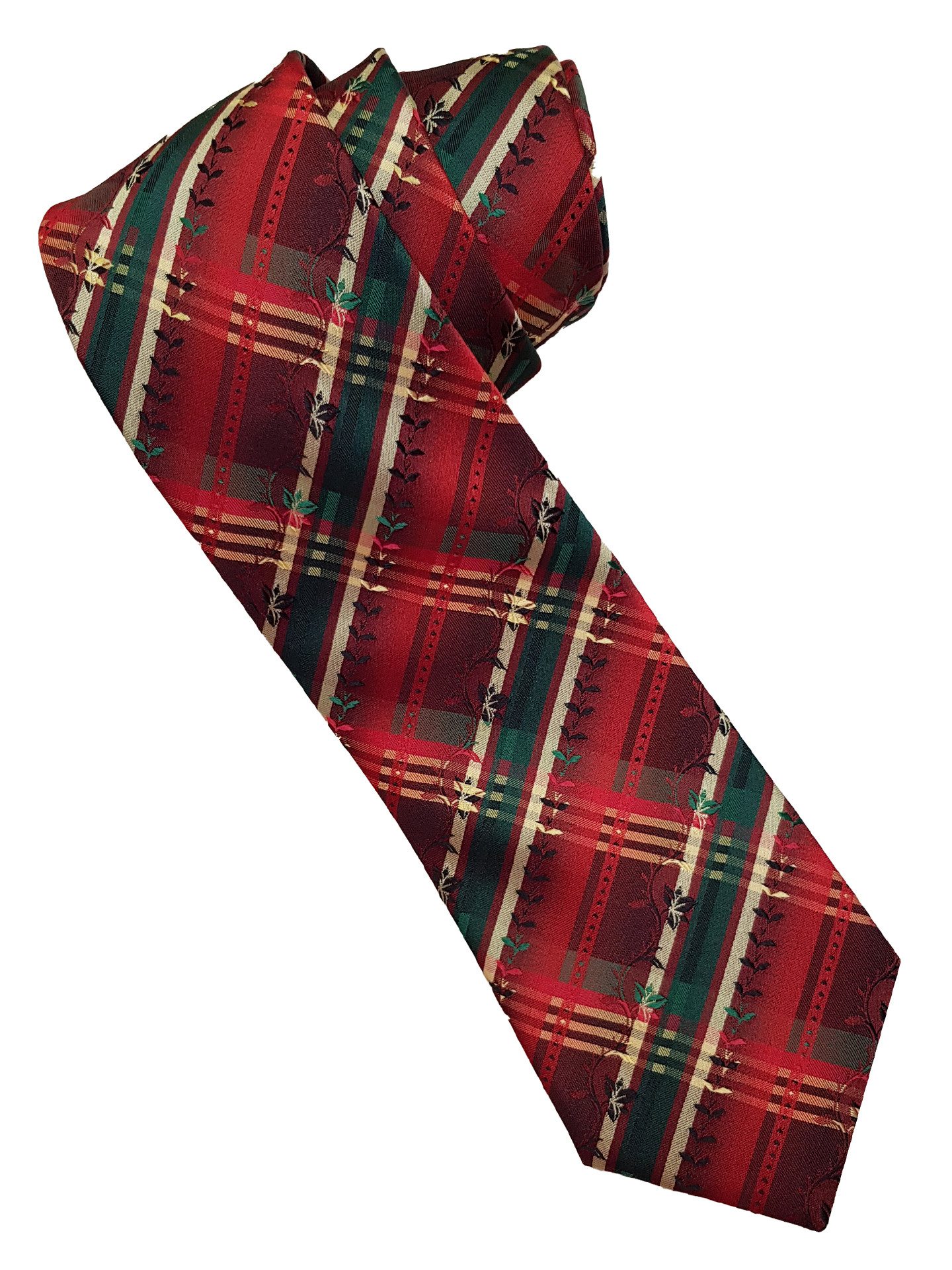 Moschen-Bayern Krawatte Trachtenkrawatte Krawatte Seidenkrawatte Herrenkrawatte Seide Rot edler Wiener Seiden-Jacquard