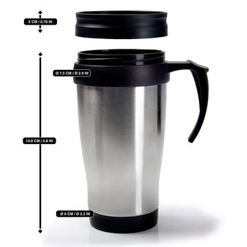 Goods+Gadgets Thermobecher Coffee-2-go Trink-Becher, To-Go Mehrweg Iso-Tasse Kaffeebecher