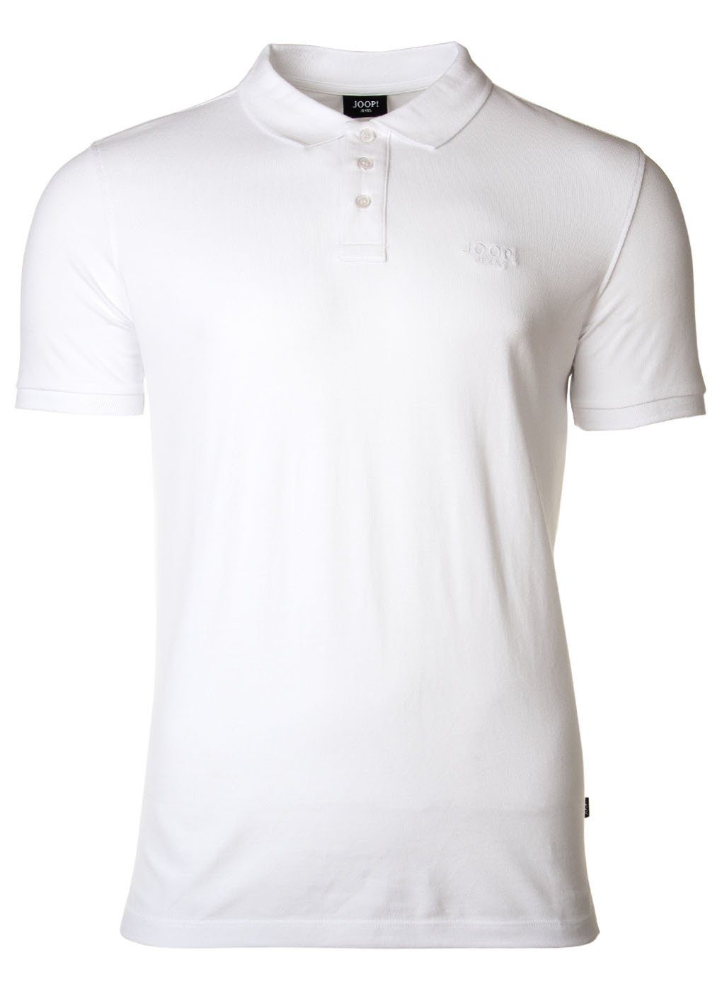 Joop Jeans Poloshirt Herren Poloshirt - JJJ-02Ambrosio, kleines Logo Weiß