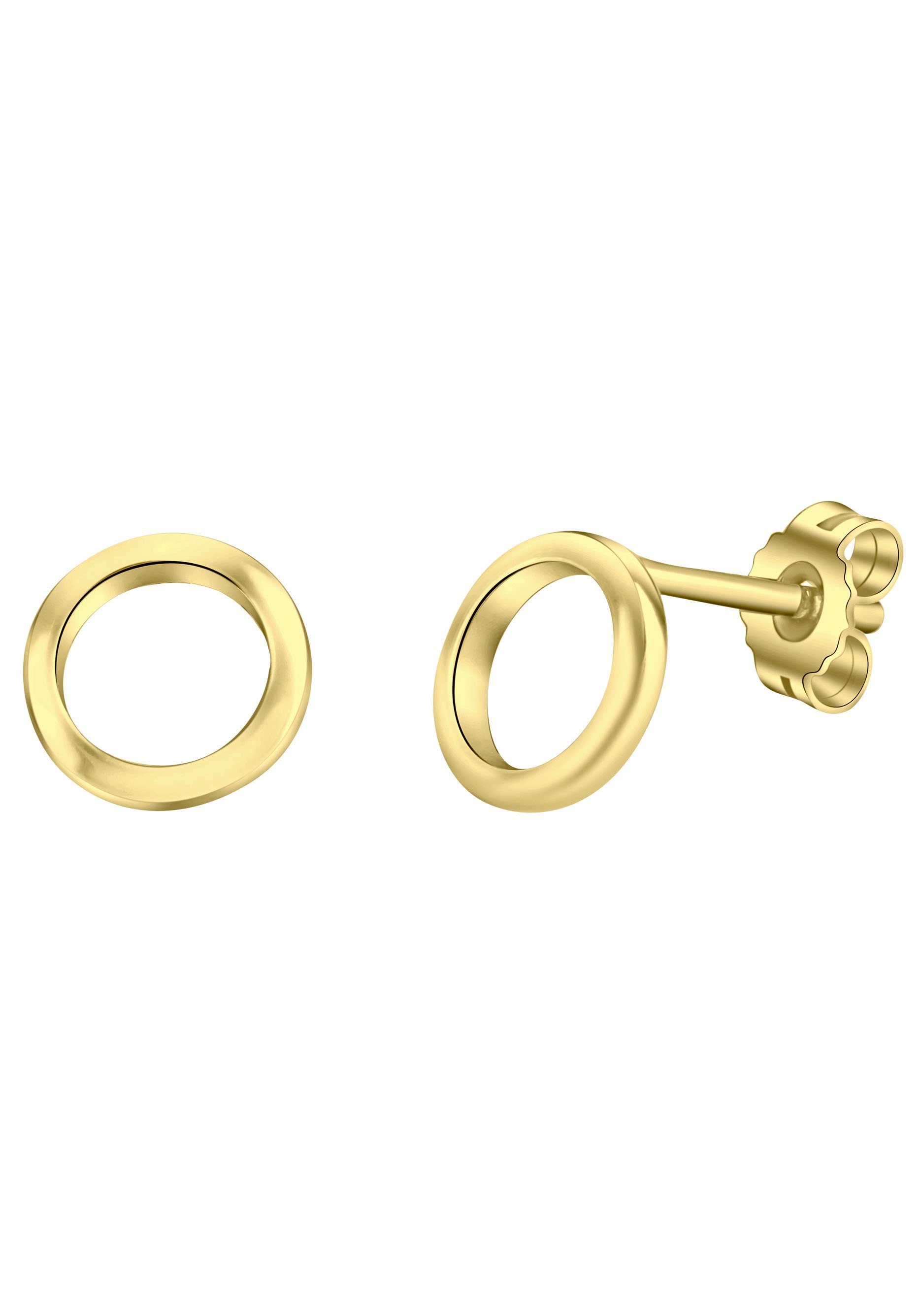 Paar Ohrstecker Schmuck Geschenk Silber 925 Ohrschmuck Kreis rund