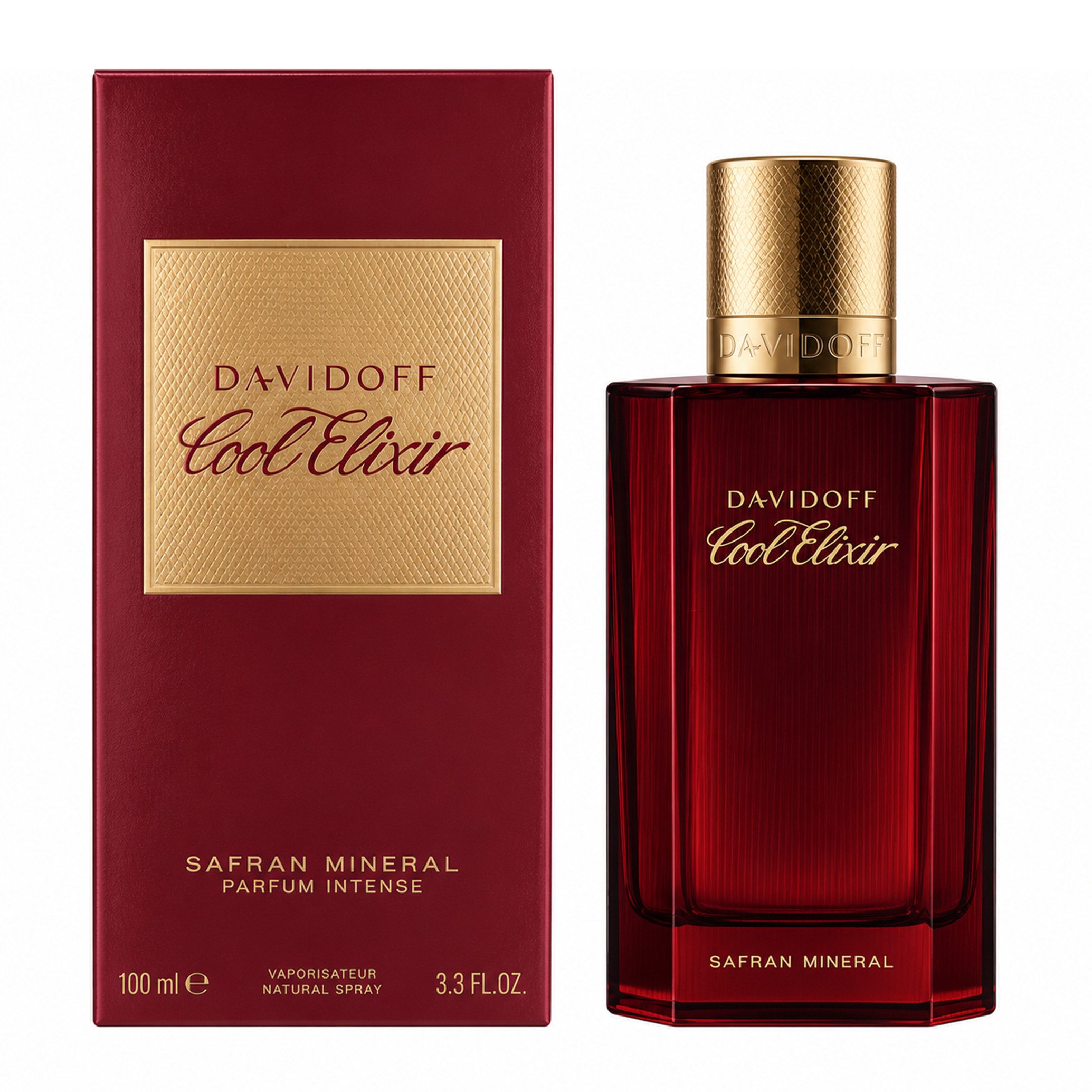 DAVIDOFF Eau de Parfum Davidoff Cool Elixir Safran Mineral Parfum Intense 100ml