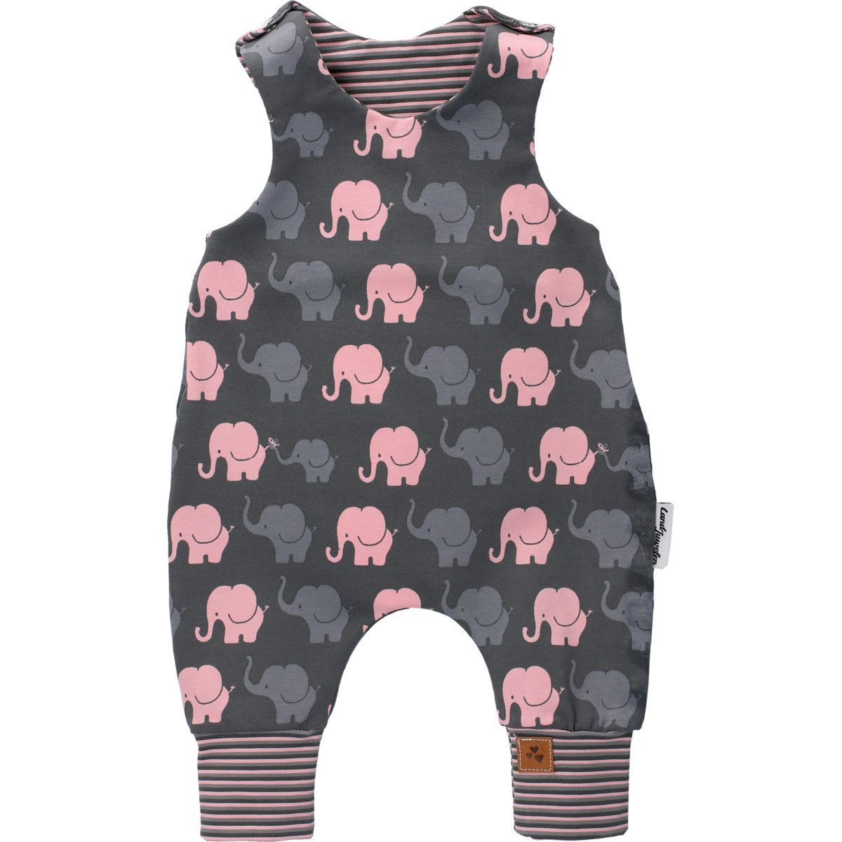 Strampler Handmade Elefant Mädchen