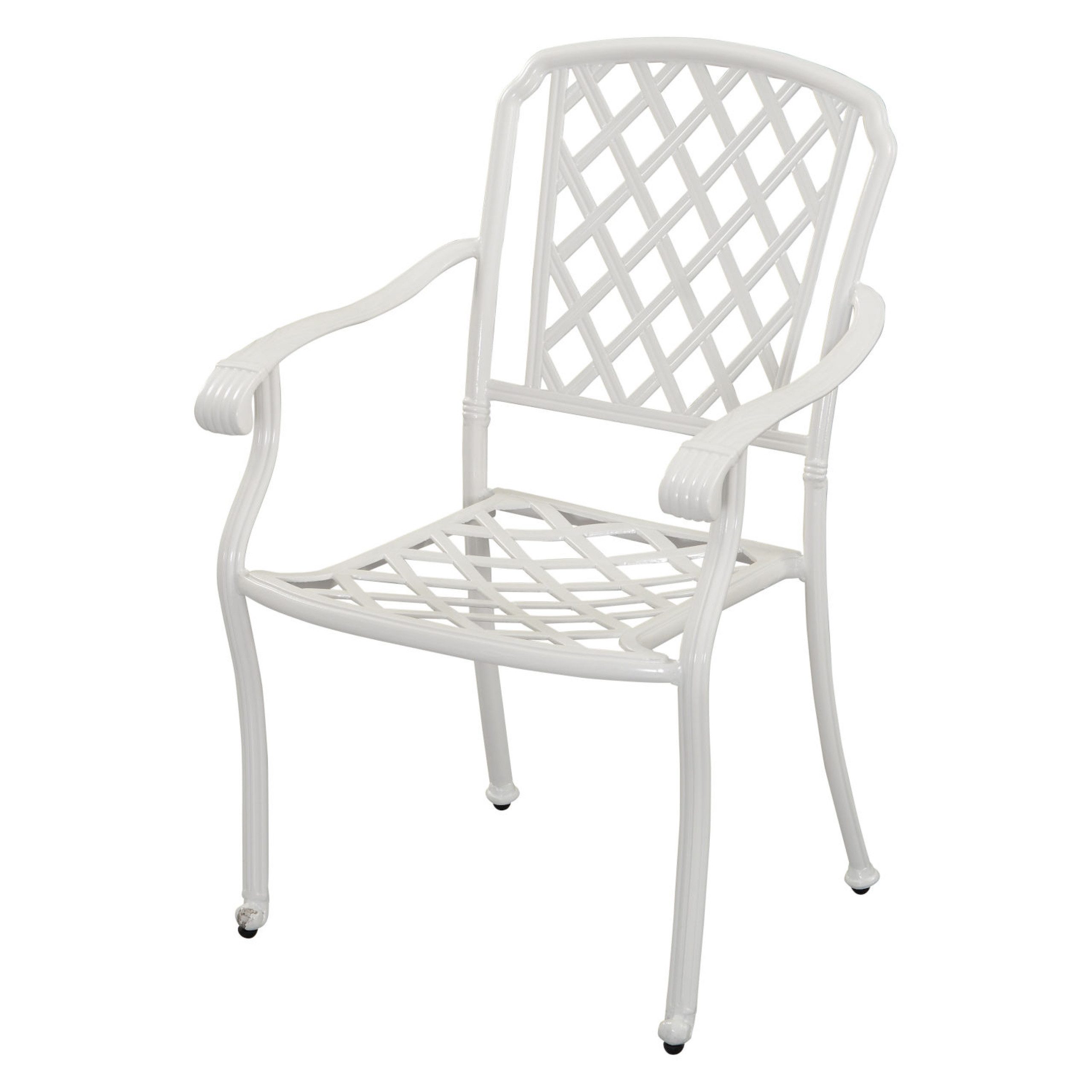 Inko Gartenstuhl Inko Stapelstuhl Rocco Alu-Guss 65x64x92,5 cm Gartenstuhl stapelbar 2