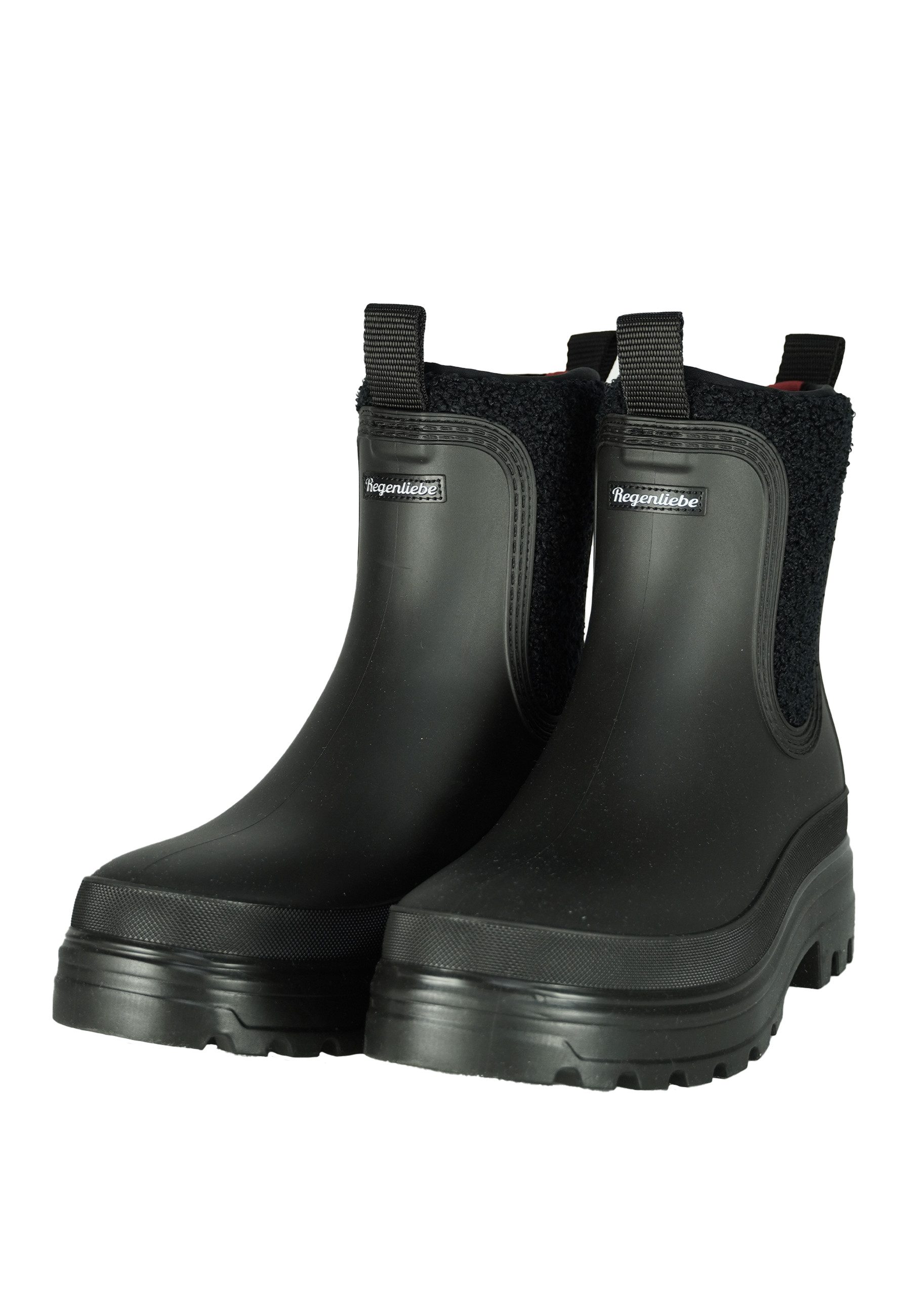 Regenliebe Wölkchen Gummistiefel leicht wärmende Stiefelsocken – Bild 4 von 5