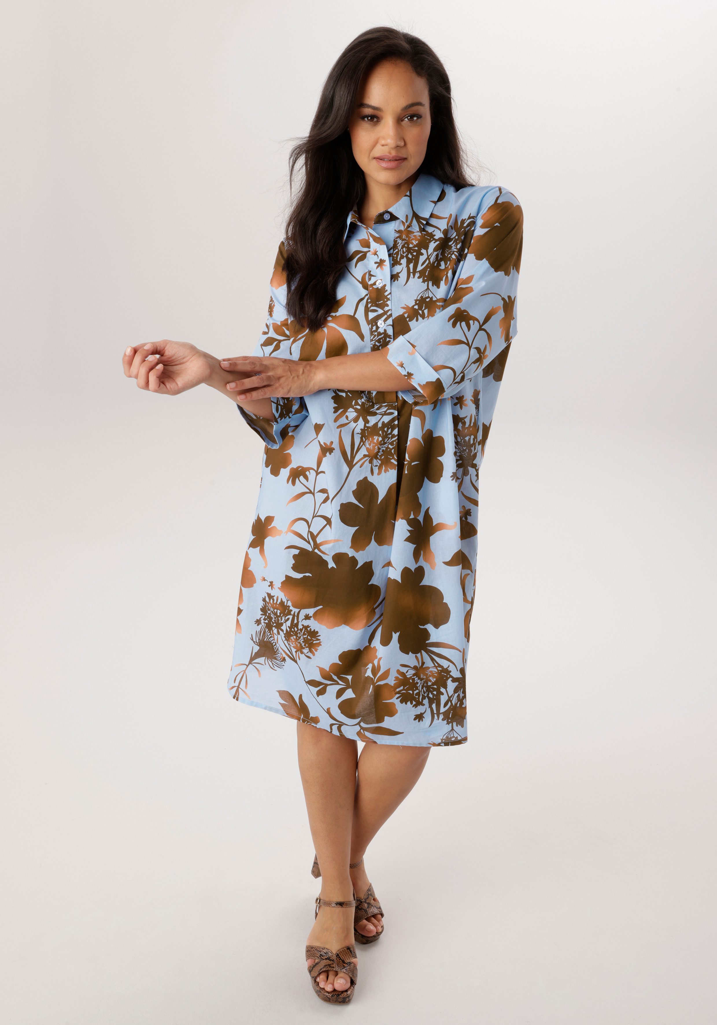 Aniston PLUS Hemdblusenkleid aus reine Baumwolle - NEUE KOLLEKTION. € 59,99, (€ 59,99 pro 1 Stk).