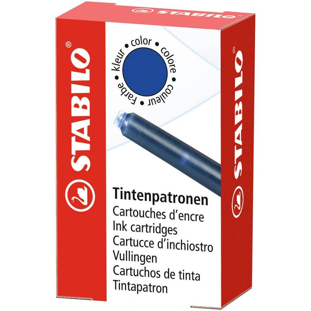 Tintenpatrone Tintenpatronen STABILO Füller 6 5/0-041 STABILO für St. königsblau
